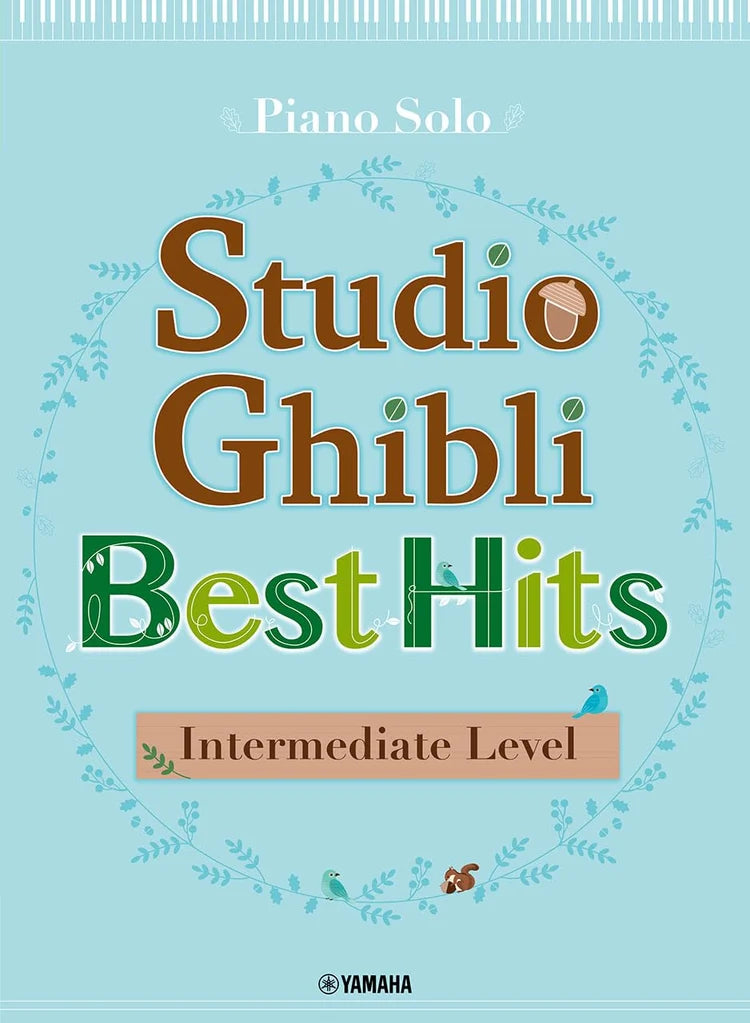 Studio Ghibli Best Hit 10 Intermediate Level (ENG) New Edition 宮崎駿 吉卜力動畫最佳流行金曲選鋼琴獨奏譜(中級) 新版