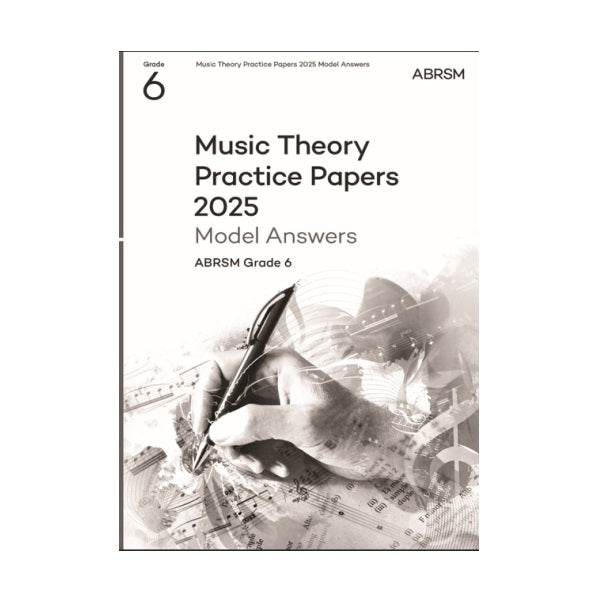 (預售產品 Pre-order) ABRSM Music Theory Practice Papers Model Answers 2025 Grade 6