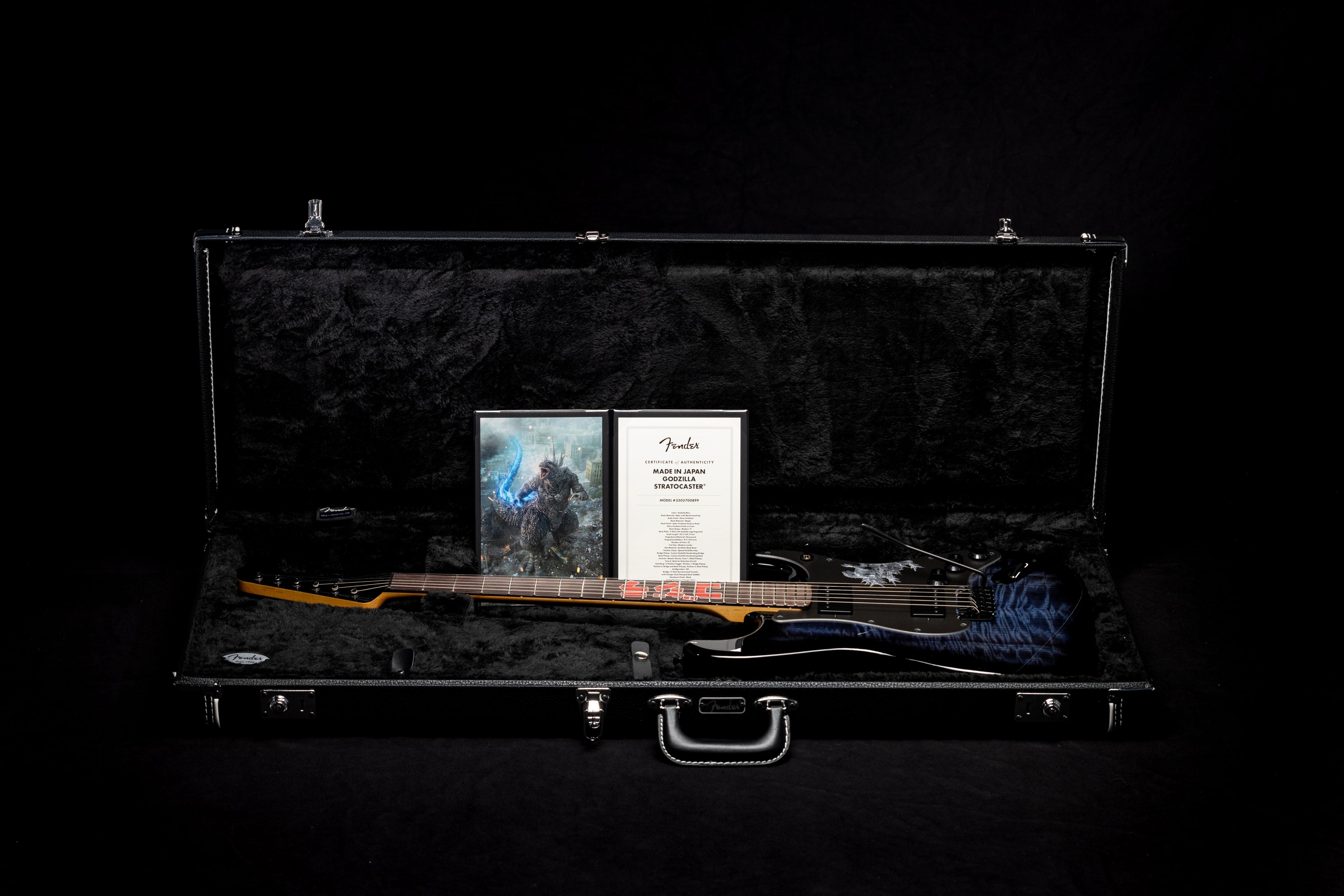 Fender Made in Japan Godzilla Stratocaster®, Rosewood Fingerboard, Godzilla Blue