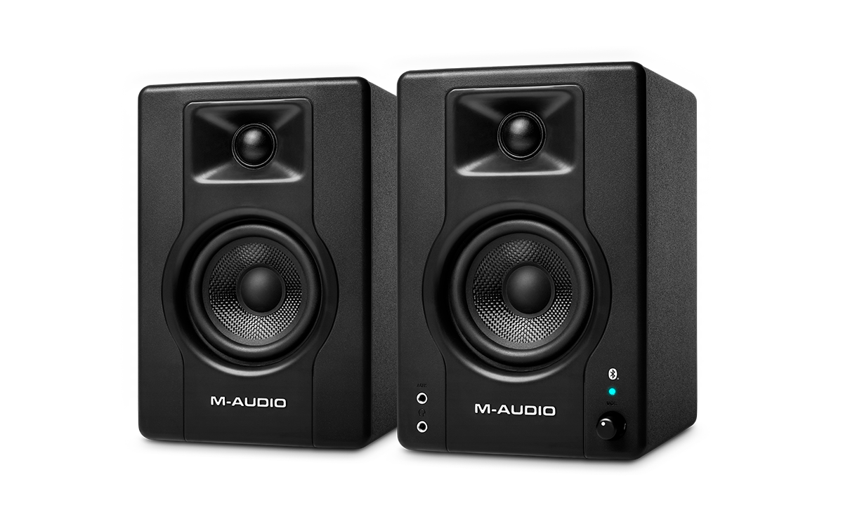 M-Audio BX3 BT - 3.5" Black Kevlar® 120-Watt Multimedia Bluetooth® Reference Monitors (Pair)