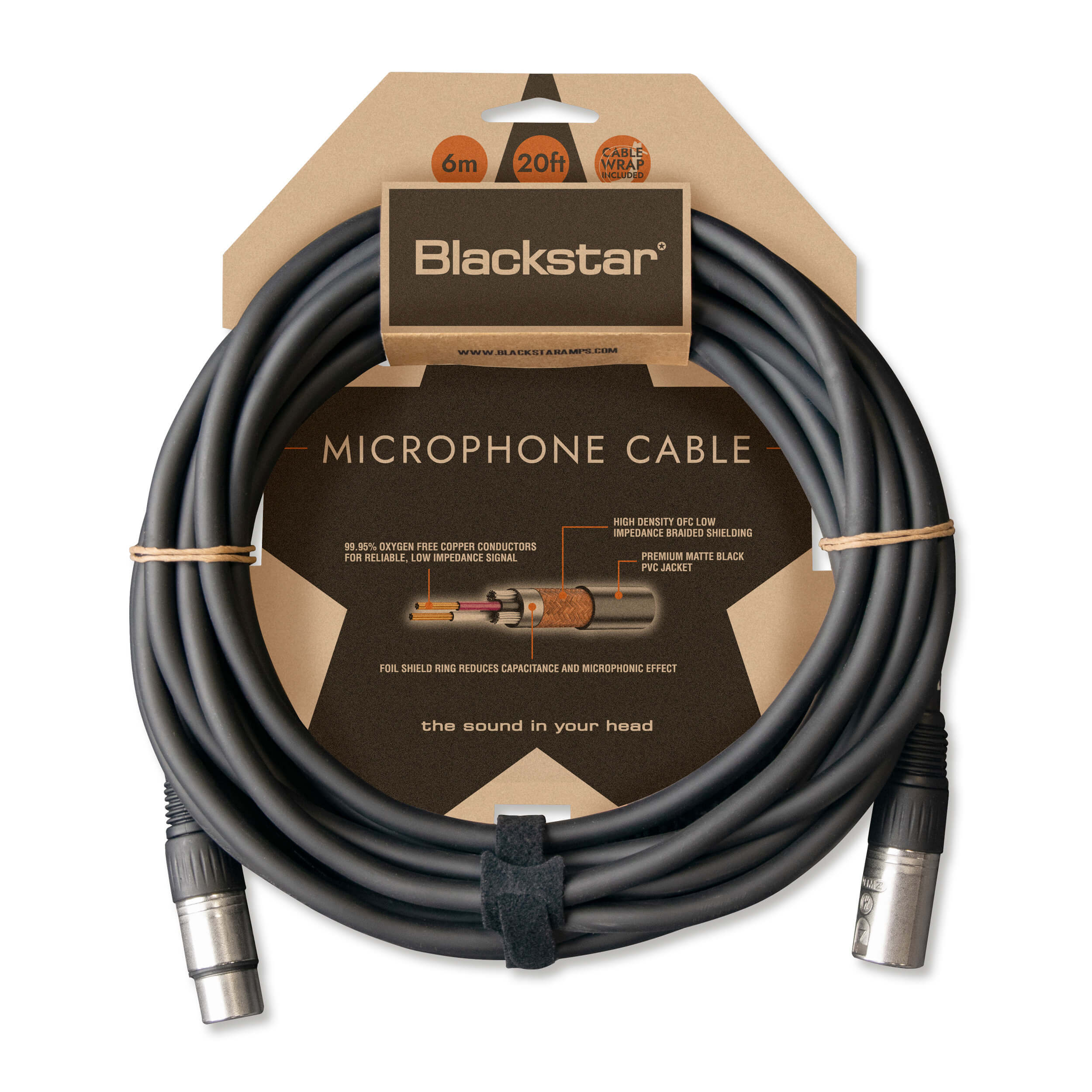 Blackstar Microphone Cable (6m)