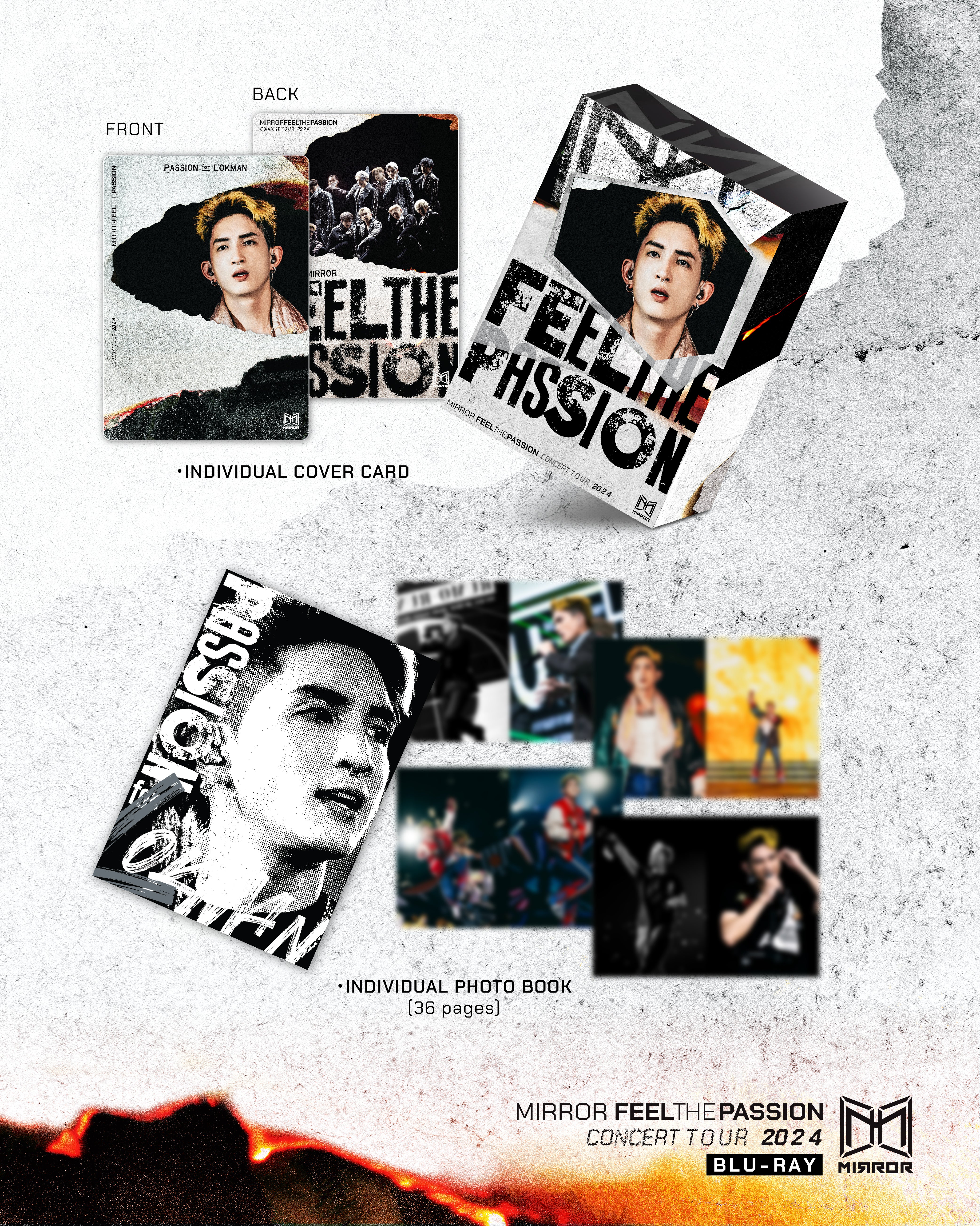 (加推預售 Pre-Order) Edan ver. MIRROR "FEEL THE PASSION" Concert Tour 2024 (Blu-ray)