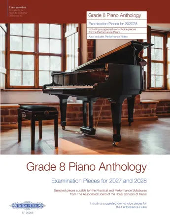 (預售 Pre-order) Grade 8 Piano Anthology Examination Pieces for 2027 and 2028