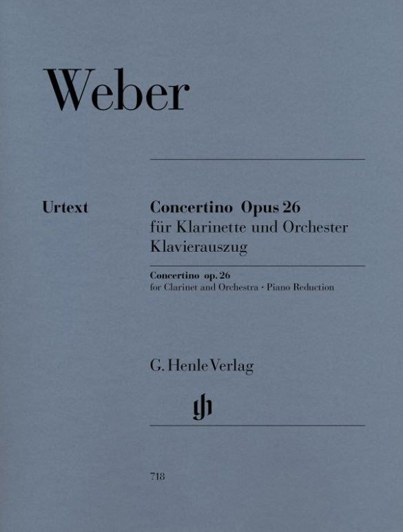 Weber: Concertino op. 26 for Clarinet and Orchestra