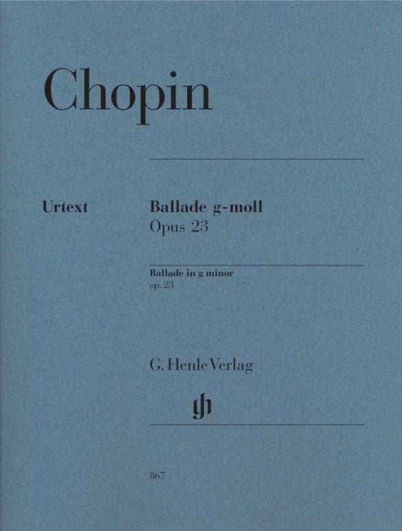 Chopin: Ballade g minor op. 23 (Piano solo)