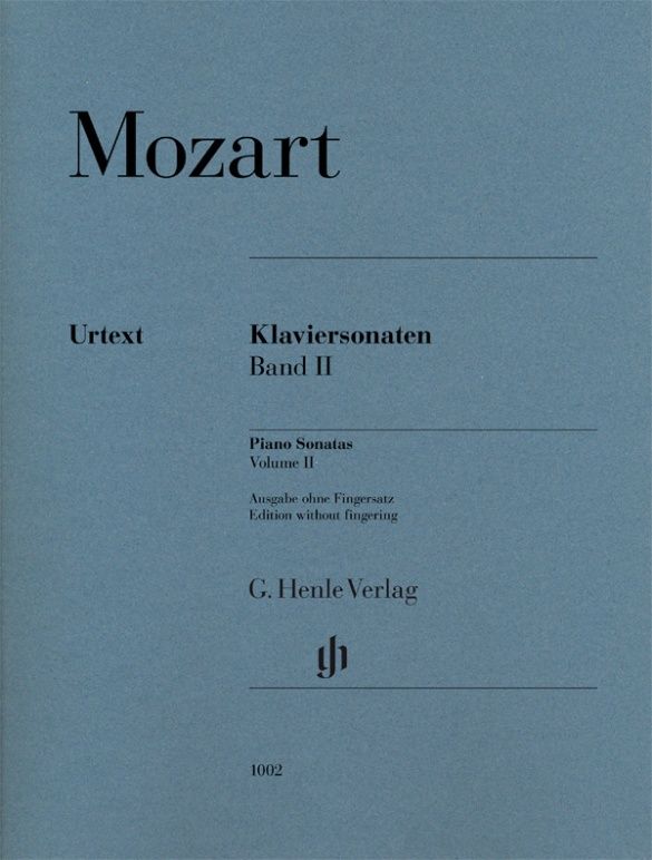 Mozart: Piano Sonatas, Volume II (without fingering)