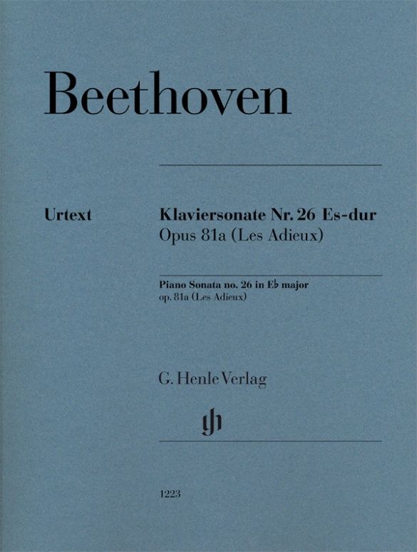 Beethoven: Piano Sonata No. 26 in E flat major Op. 81a (Les Adieux)