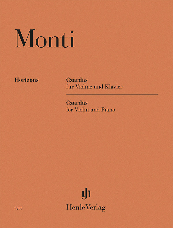 (預訂 Pre-order) Monti: Czardas for Violin and Piano (Henle Horizons)