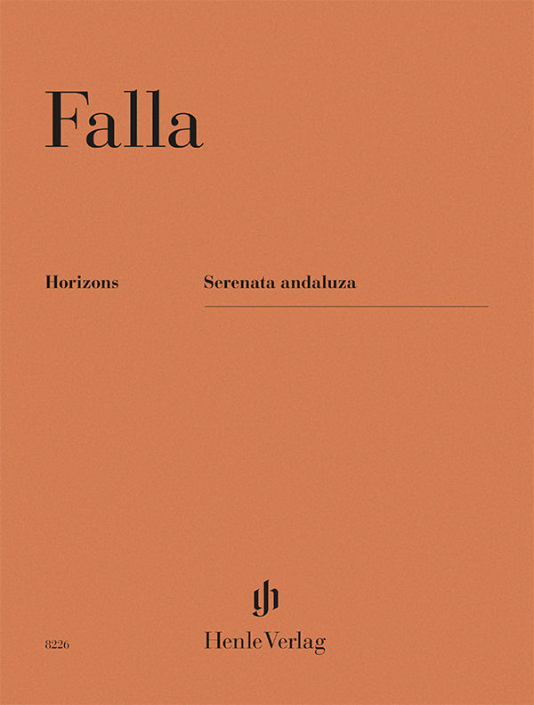 (預訂 Pre-order) Falla: Serenata andaluza, Piano Solo (Henle Horizons)