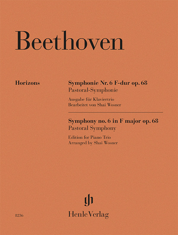 (預訂 Pre-order) Beethoven: Symphony no. 6 F major op. 68 for Piano, Violin, Cello Trio (Henle Horizons)