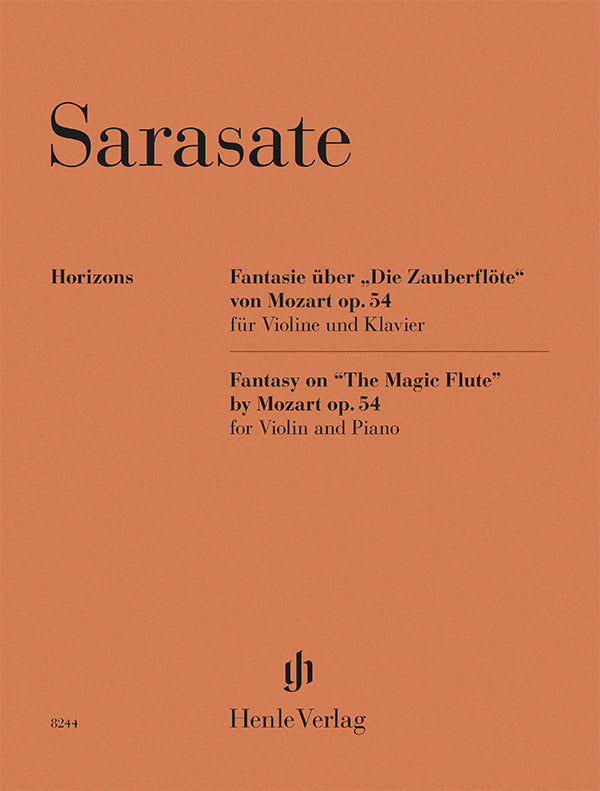 (預訂 Pre-order) Sarasate: Fantasy on “The Zauberflöte” by Mozart op. 54, for Violin and Piano (Henle Horizons)