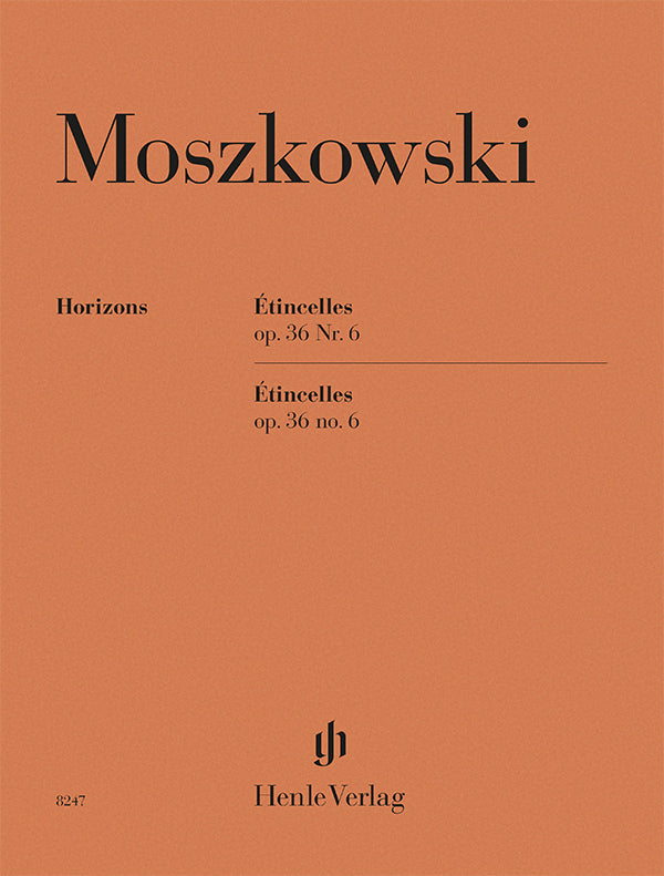 (預訂 Pre-order) Moszkowski: Étincelles op. 36 no. 6, Piano Solo (Henle Horizons)