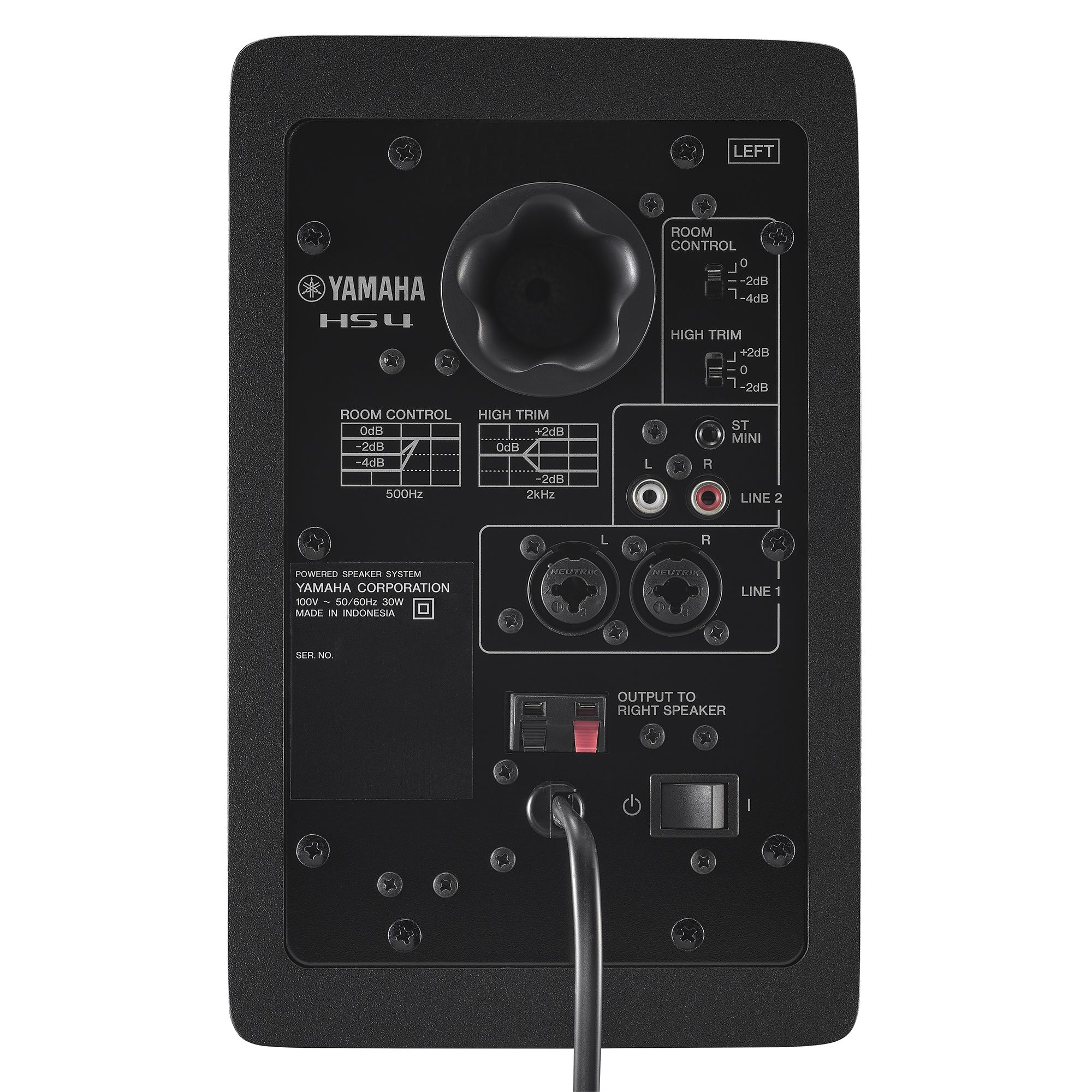 Yamaha HS4 Powered Studio Monitors (Black)