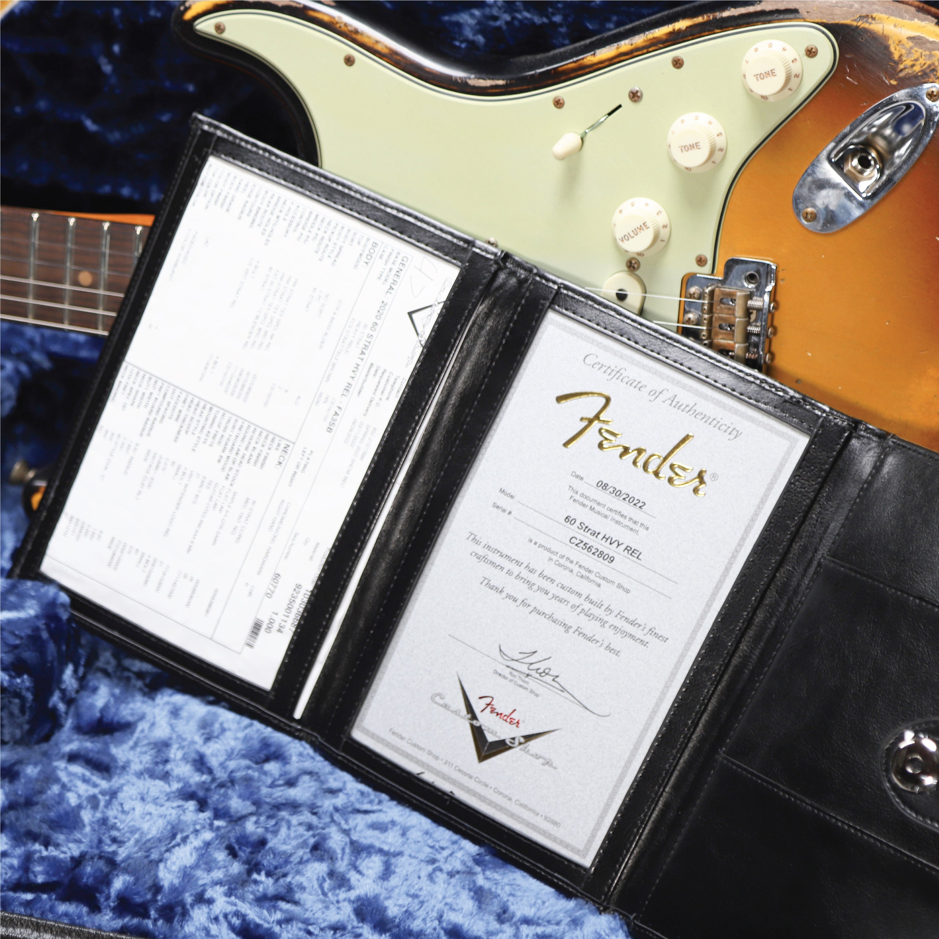 Fender® Custom Shop 1960 Stratocaster® Relic 3-Color Sunburst Heavy Relic