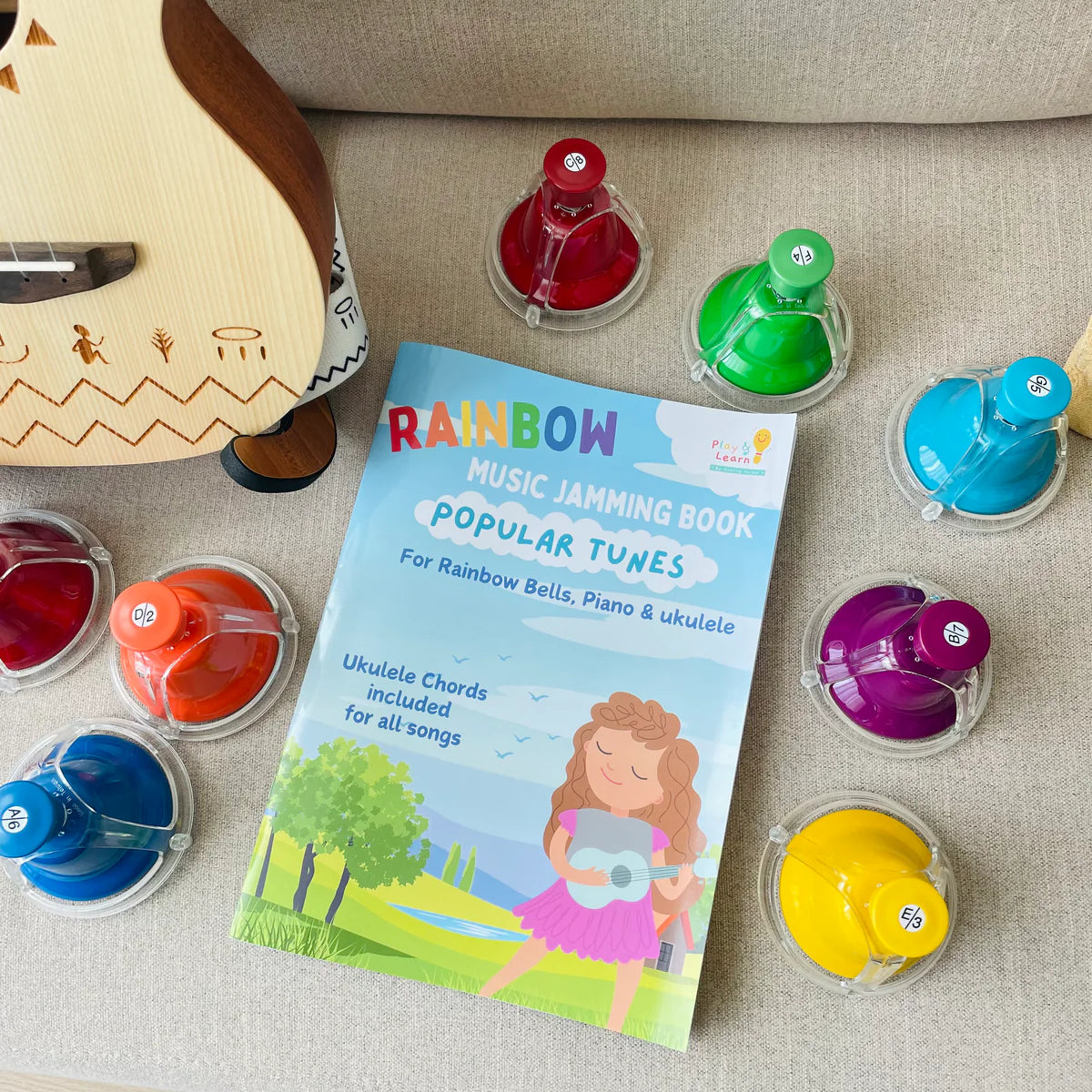 熱門兒歌彩虹樂譜 Rainbow Music Jamming Book Popuplar Tunes