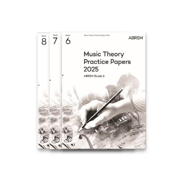 (預售產品 Pre-order) (Package) ABRSM Music Theory Practice Papers 2025, Grade 6-8