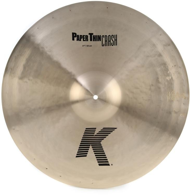ZILDJIAN K Paper Thin Crash (Available in various sizes) — Tom Lee 