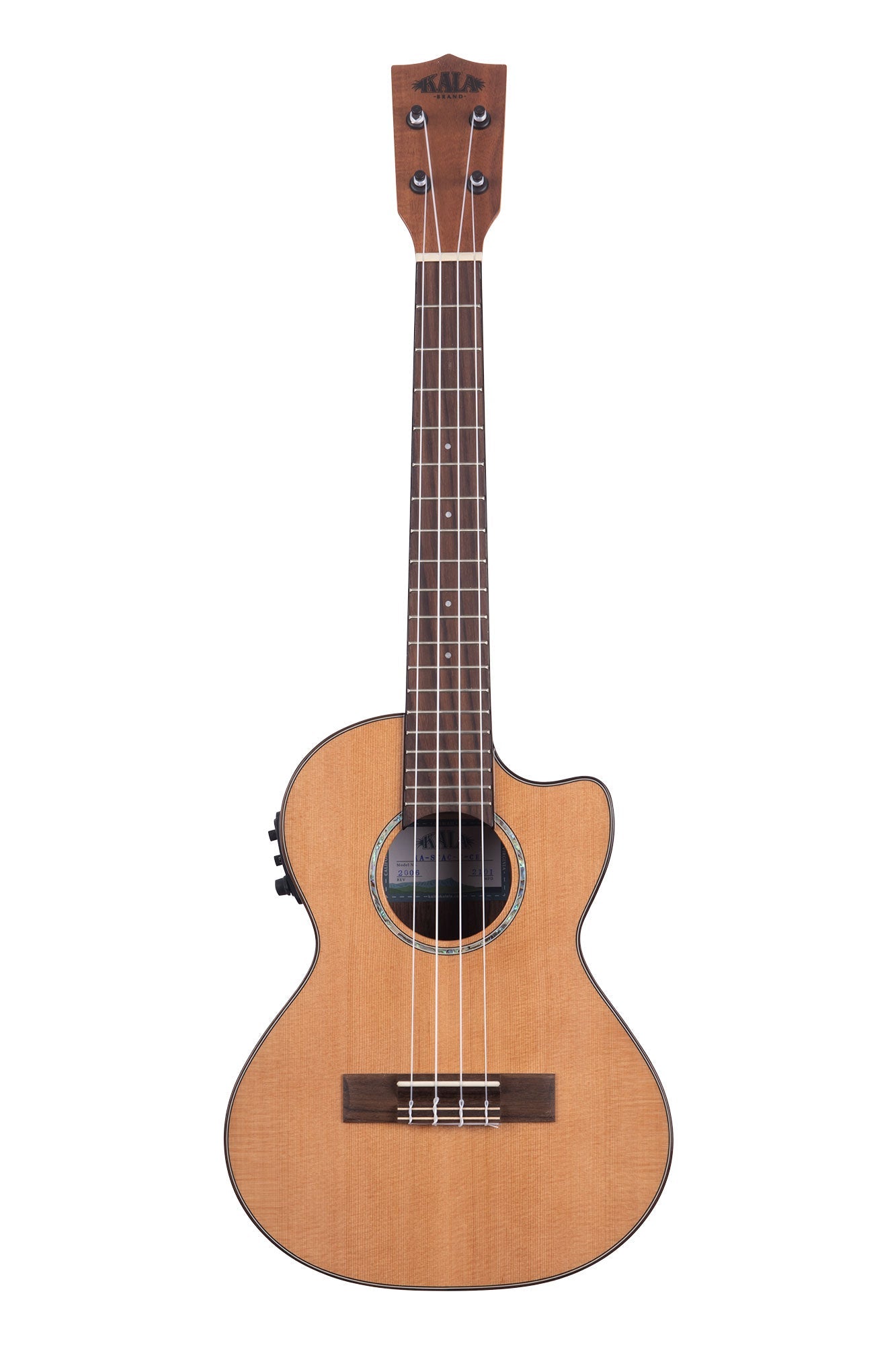 Kala Gloss Solid Cedar Top Acacia Tenor Ukulele w/ Cutaway & EQ