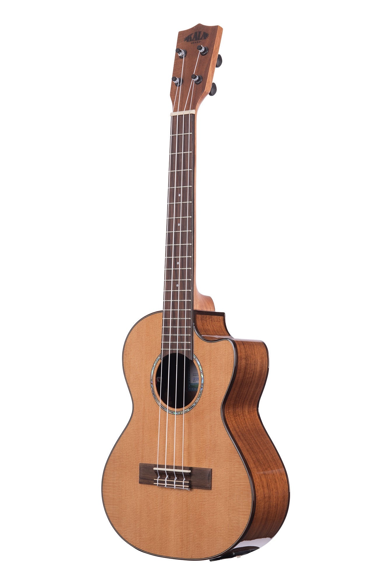 Kala Gloss Solid Cedar Top Acacia Tenor Ukulele w/ Cutaway & EQ