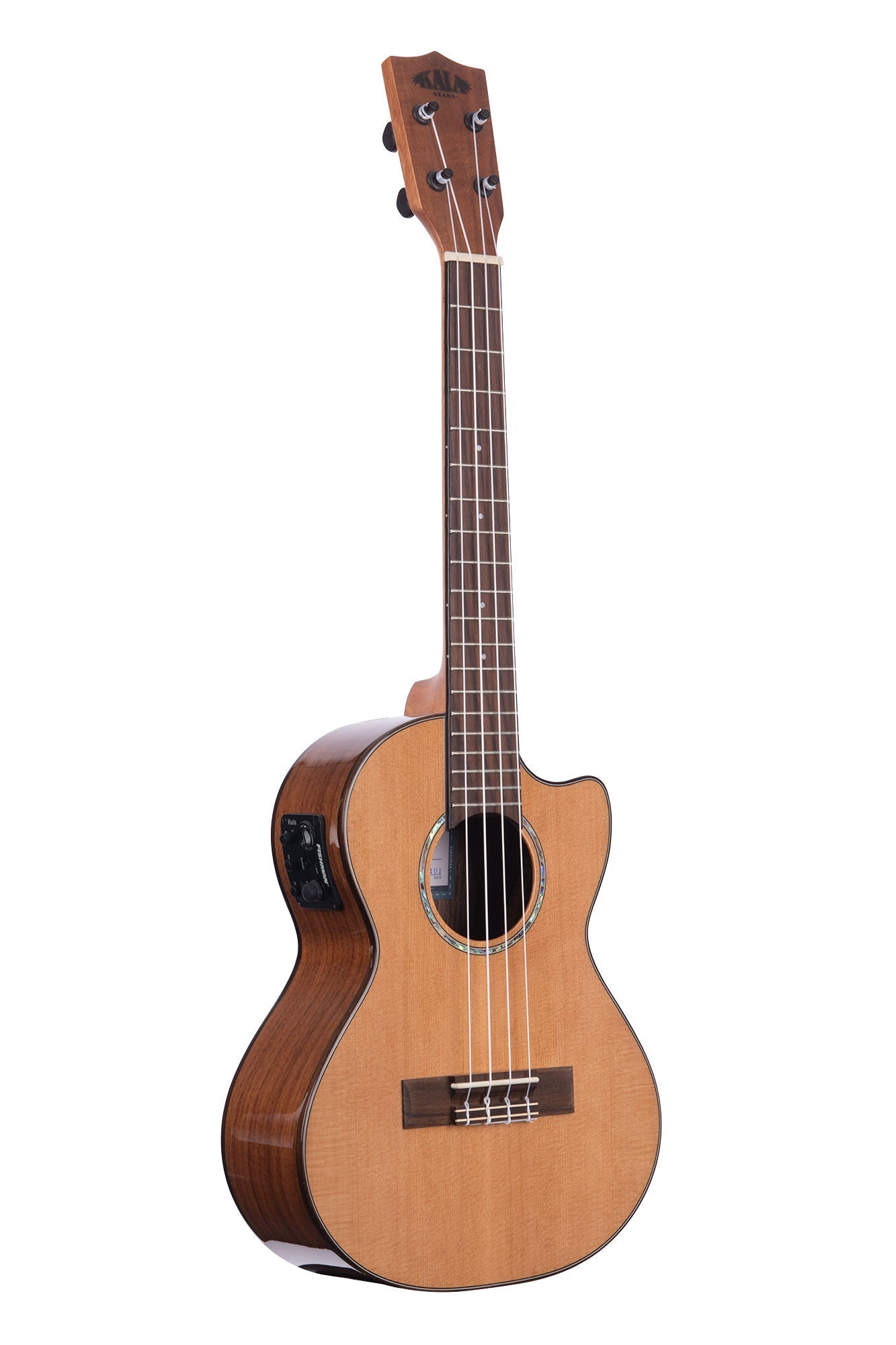 Kala Gloss Solid Cedar Top Acacia Tenor Ukulele w/ Cutaway & EQ