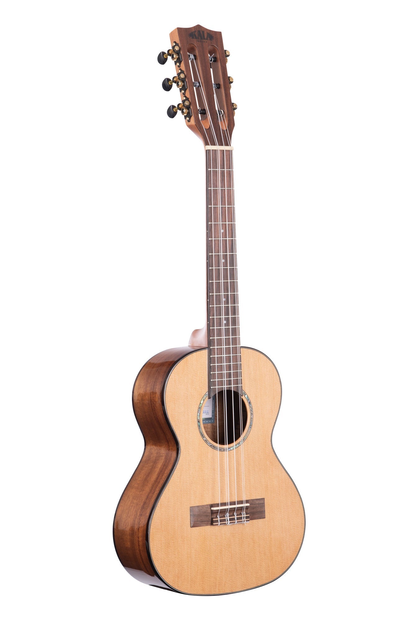 Kala Gloss Solid Cedar Top Acacia 6-String Tenor Ukulele