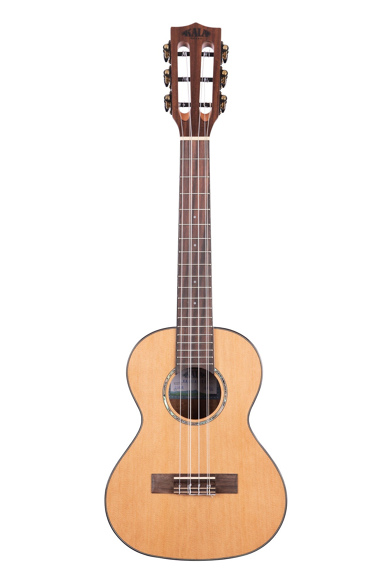 Kala Gloss Solid Cedar Top Acacia 6-String Tenor Ukulele