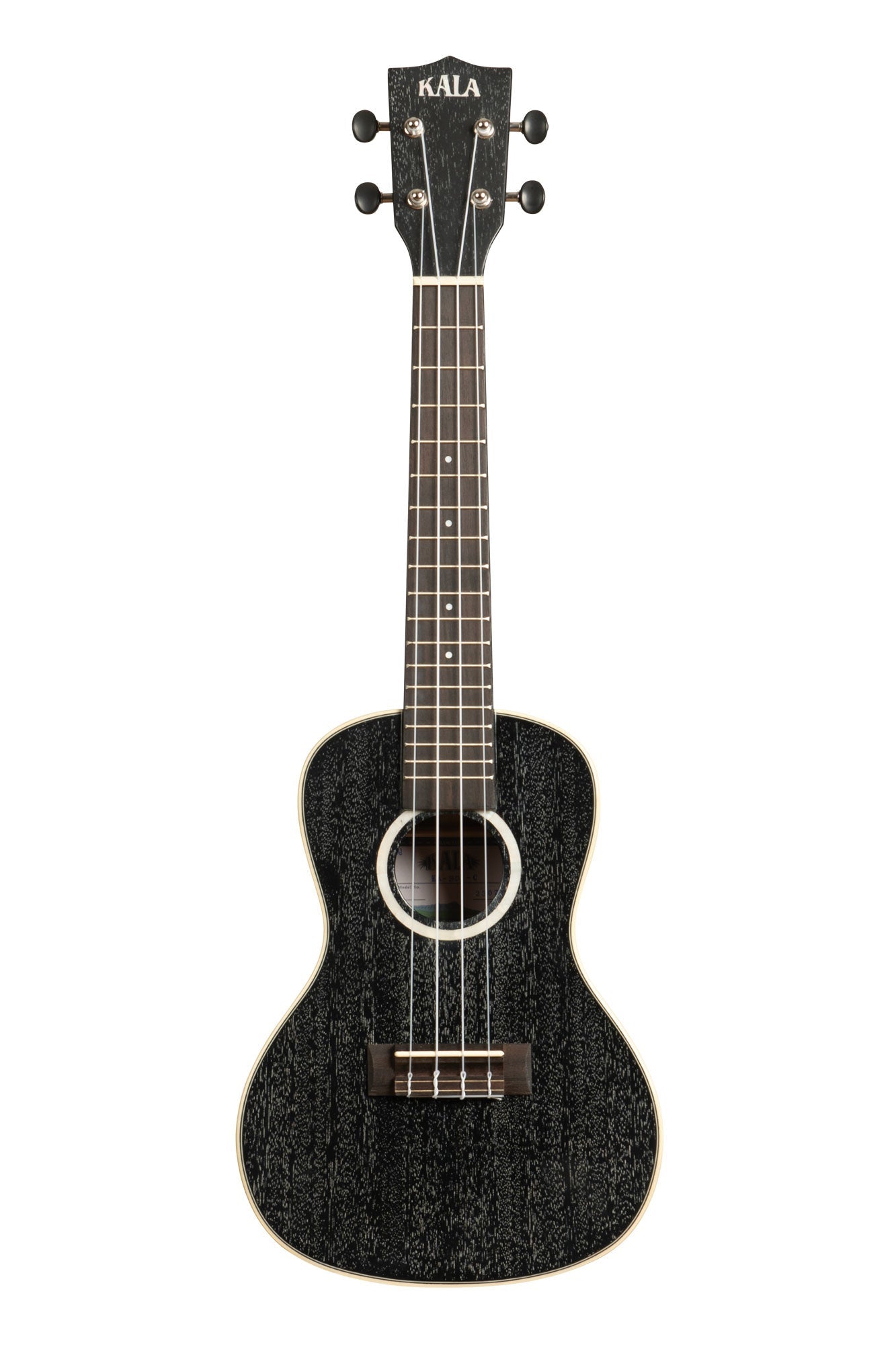 Kala All Solid Salt & Pepper Doghair Mahogany Concert Ukulele