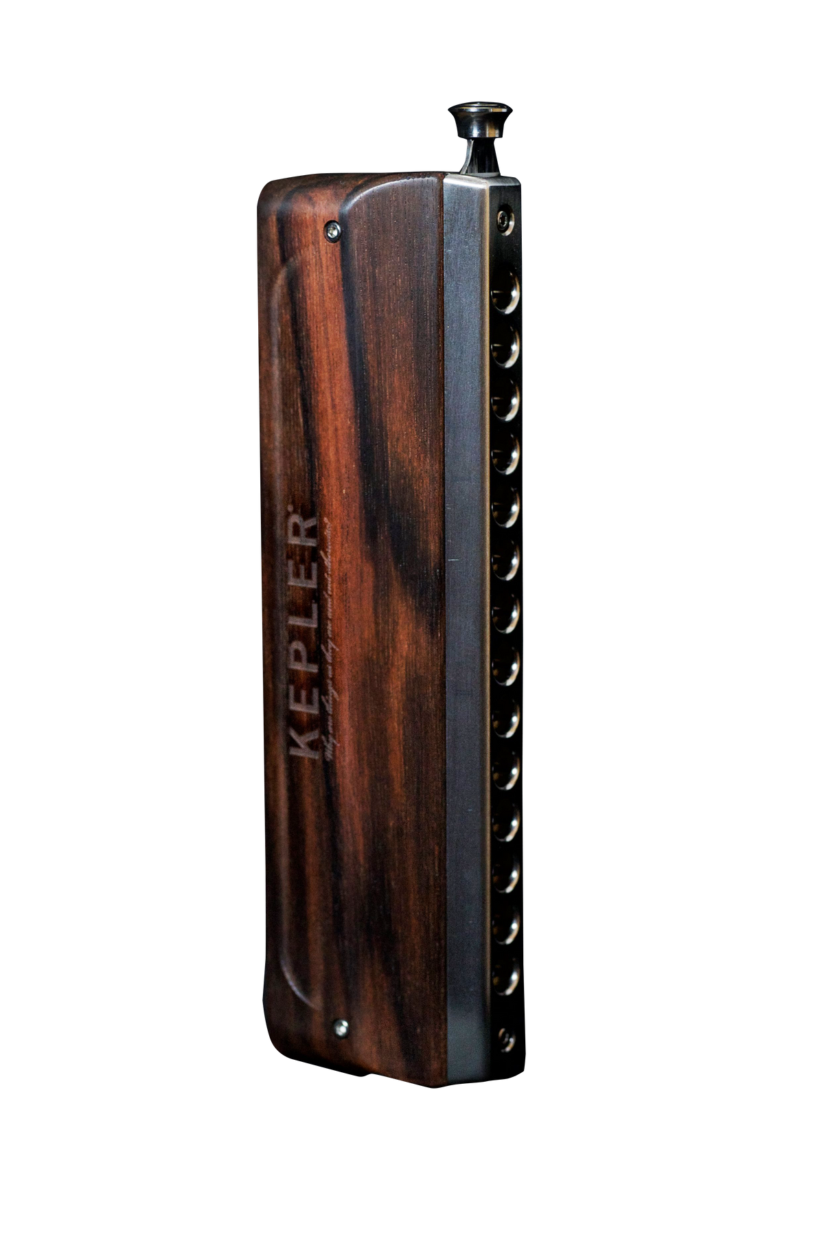 KEPLER 14 Chromatic Harmonica - Titanium Comb with Blackwood Cover ...