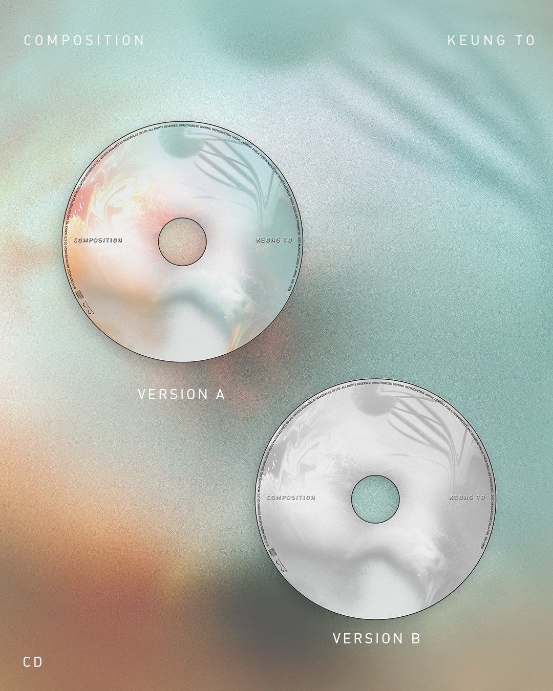 (預售 Pre-Order) KEUNG TO 姜濤 首張個人專輯《COMPOSITION》VER. B