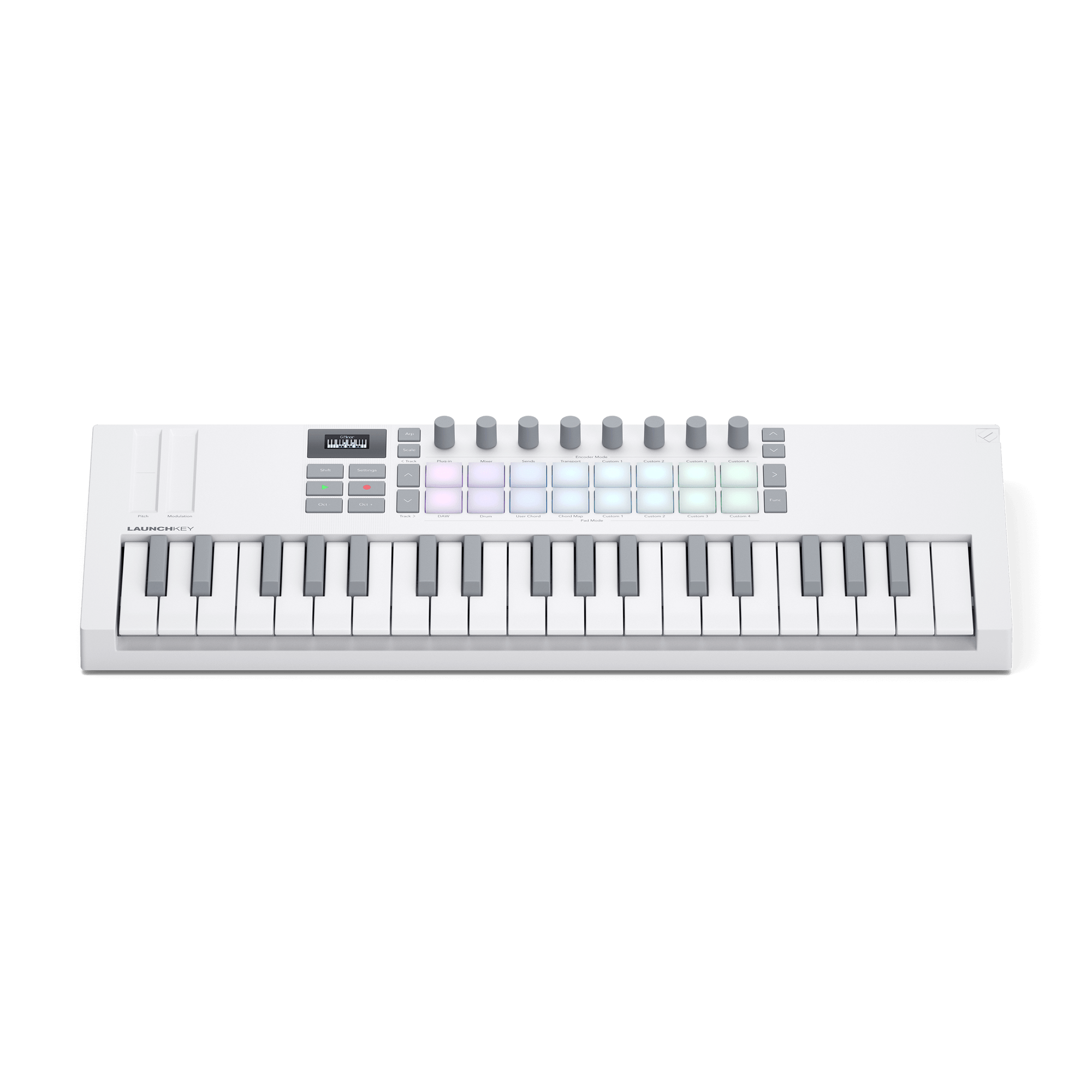 Novation Launchkey Mini 37 MK4 White - MIDI Keyboard Controller