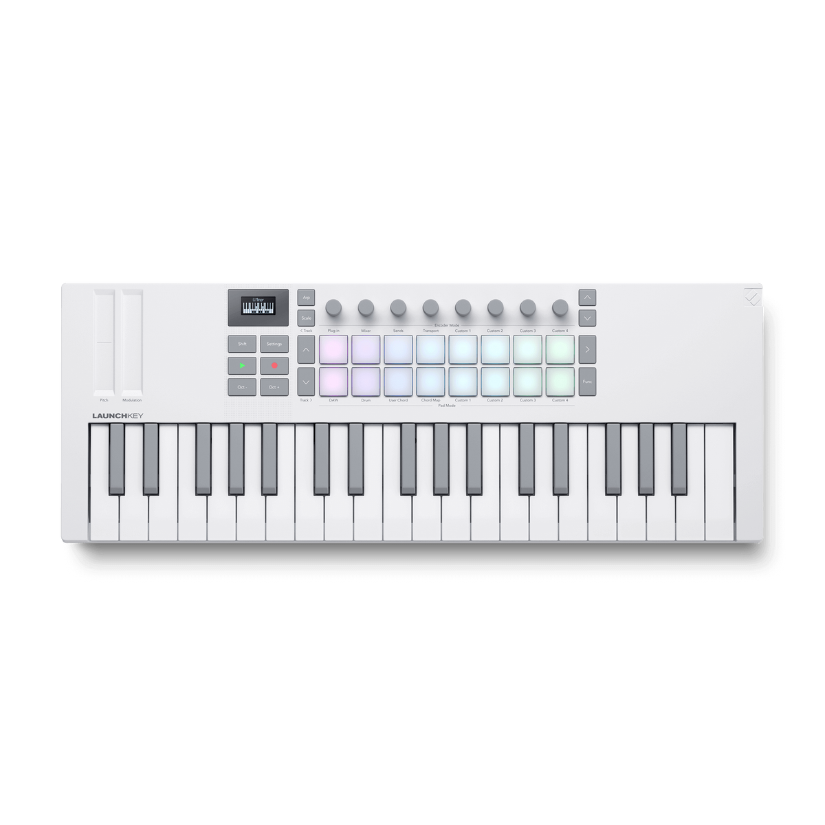 DTM・DAW Novation Launchkey 37 white Novation Launchkey Mini 37 MK4 White - MIDI Keyboard Controller