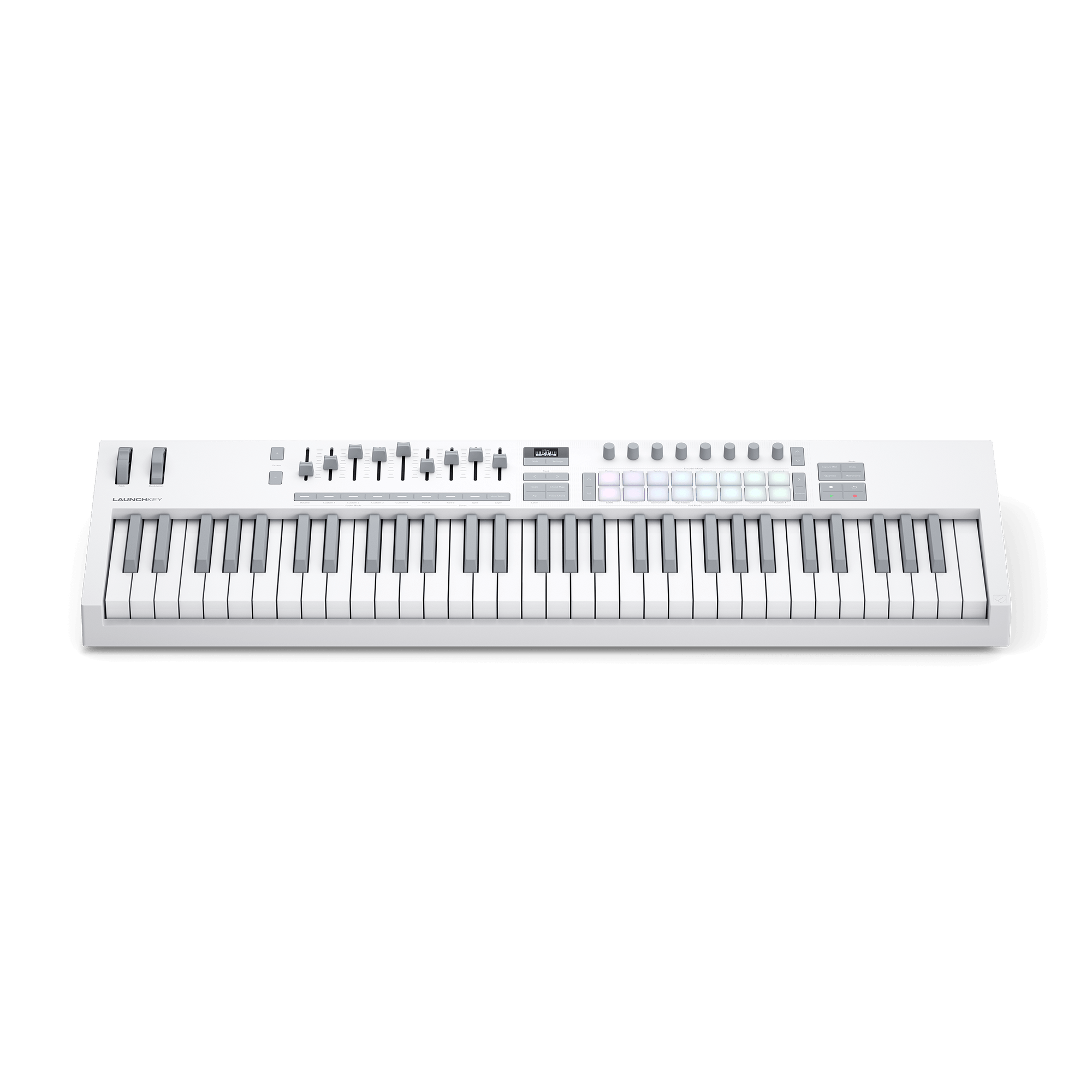 Novation Launchkey 61 MK4 White - MIDI Keyboard Controller