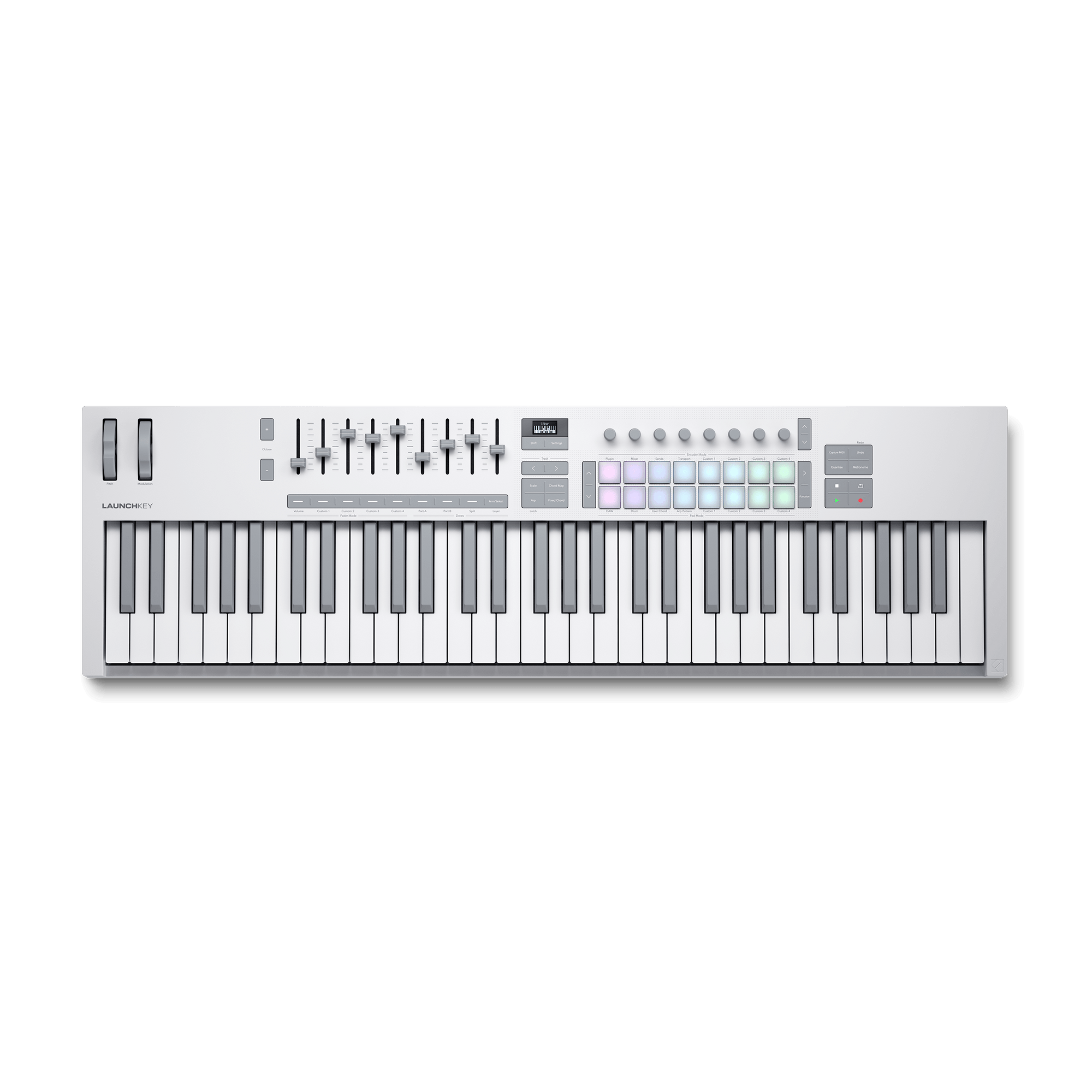 Novation Launchkey 61 MK4 White - MIDI Keyboard Controller