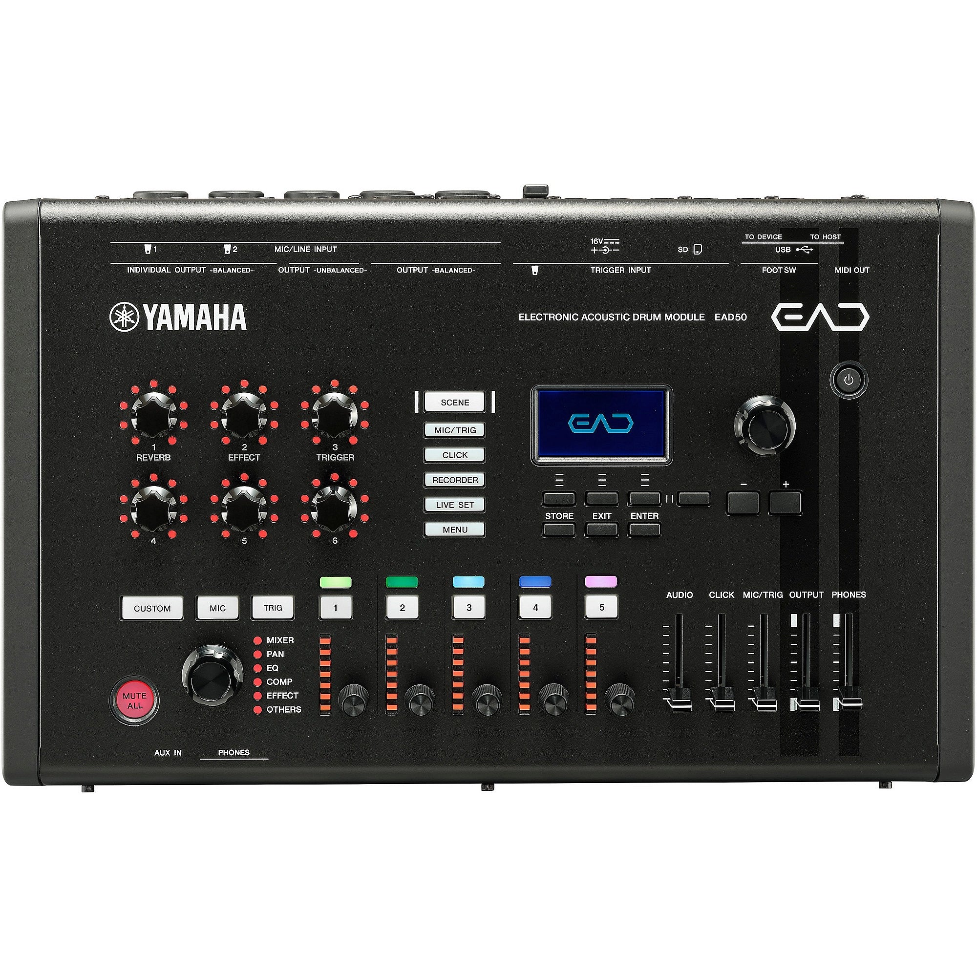 YAMAHA EAD50 Drum Module with a DSU50 Mic Trigger Sensor