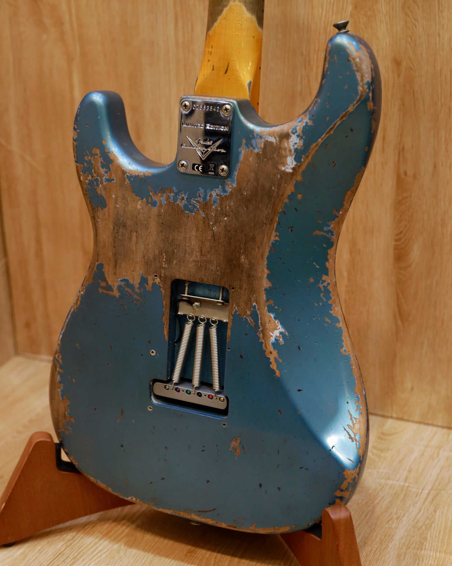 Fender Custom Limited Edition Red Hot Strat Super Heavy Relic - SFALPB (Super Faded Aged Lake Placid Blue)
