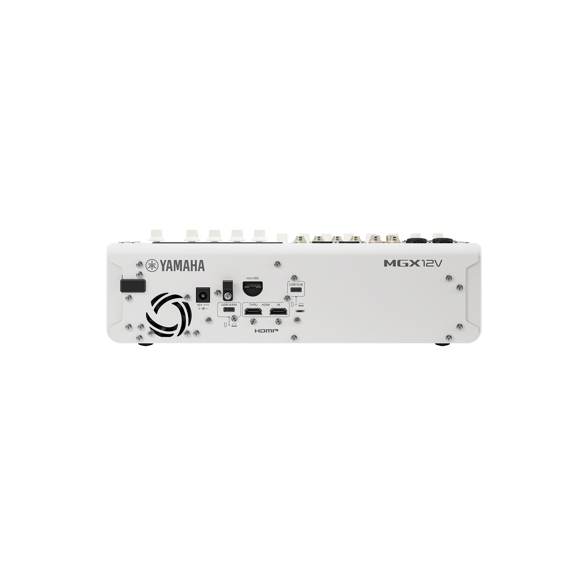 Yamaha MGX12V  18-CH Digital Mixing Console with Video Interface (White)