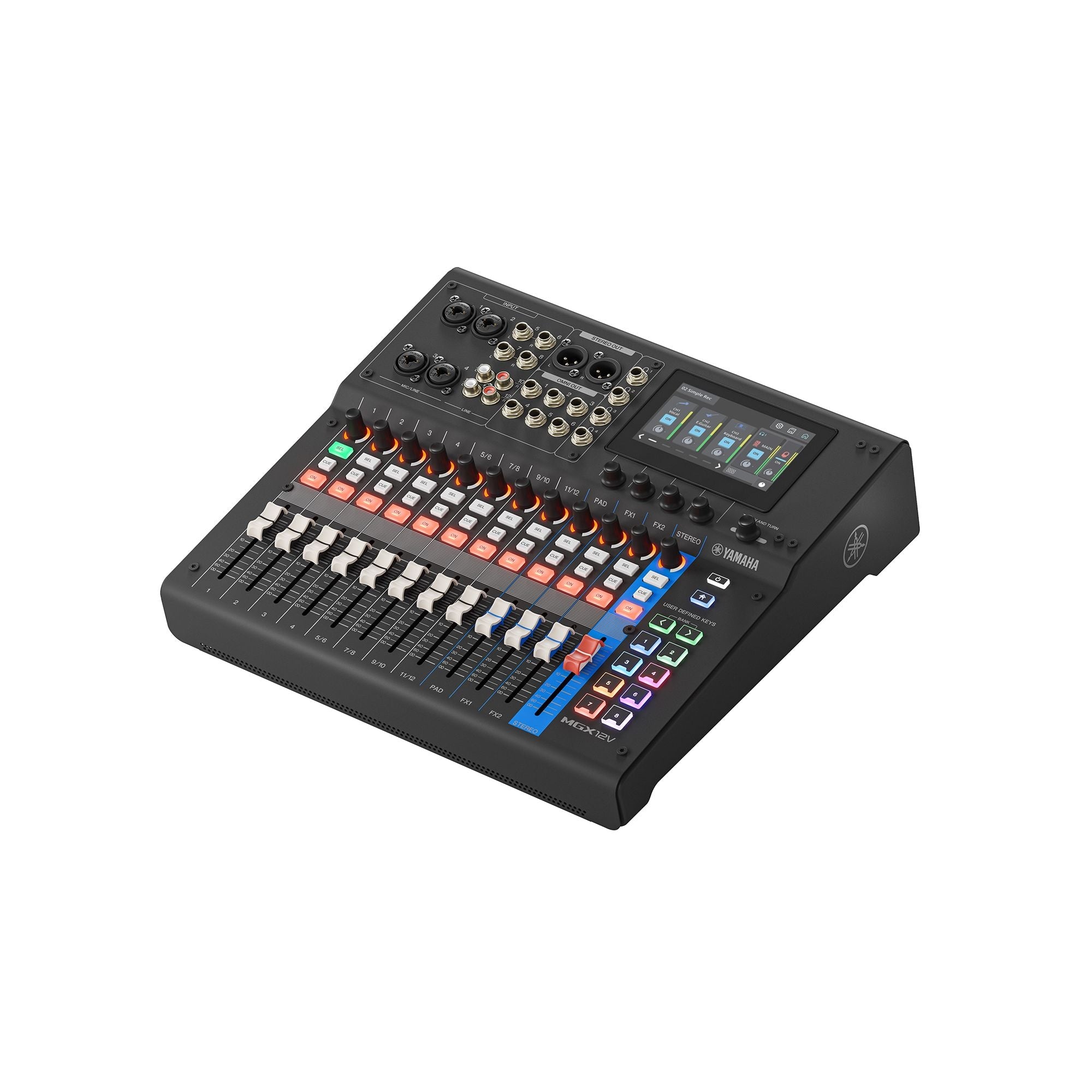 Yamaha MGX12V  18-CH Digital Mixing Console with Video Interface (Black)