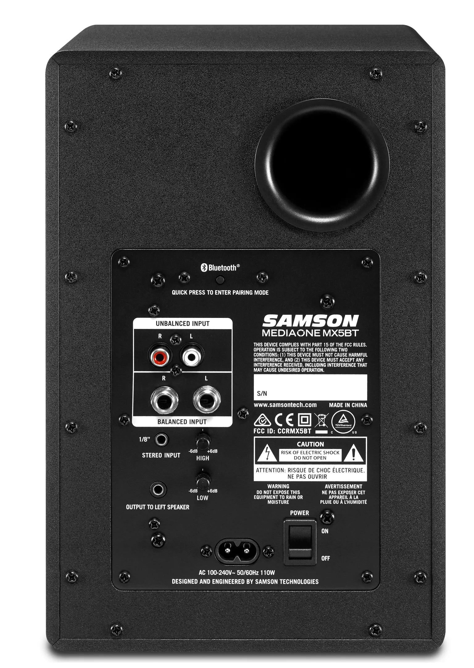 Samson MediaOne MX5BT Compact Studio Monitor Pair