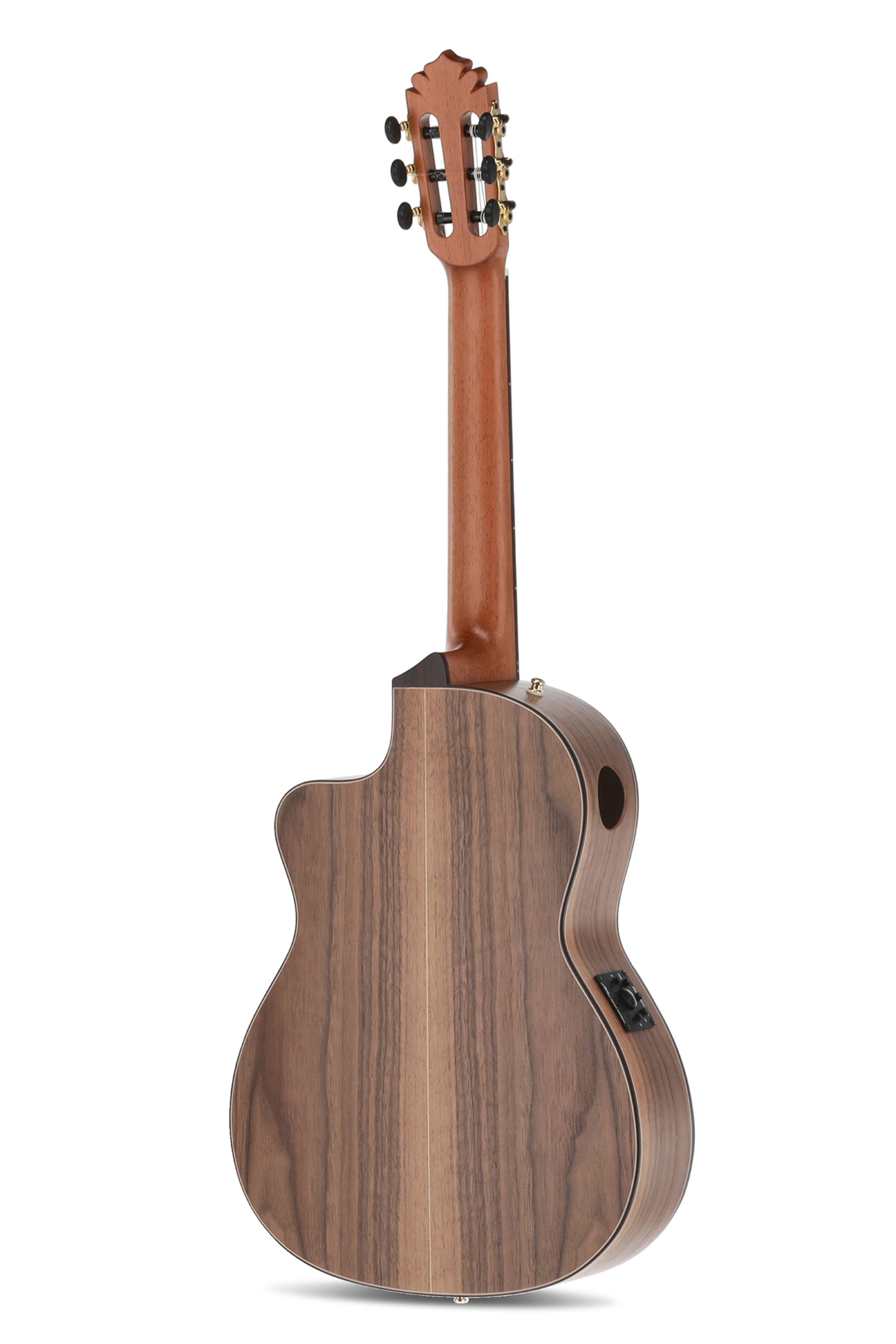 Manuel Rodriguez Café Cortado E-Acoustic Classical Guitar Curly Walnut