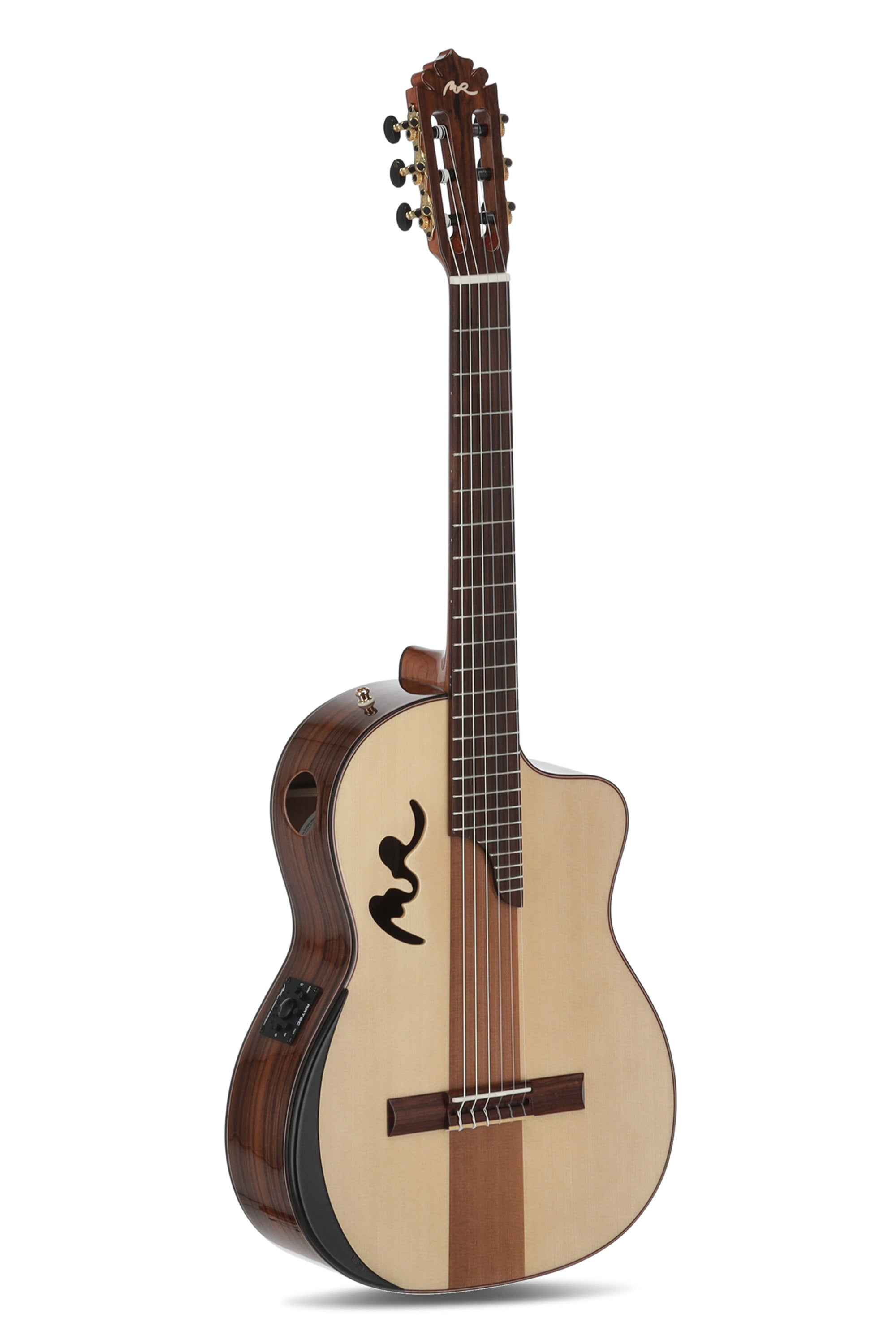 Manuel Rodriguez Café Cortado E-Acoustic Classical Guitar Santos Rosewood