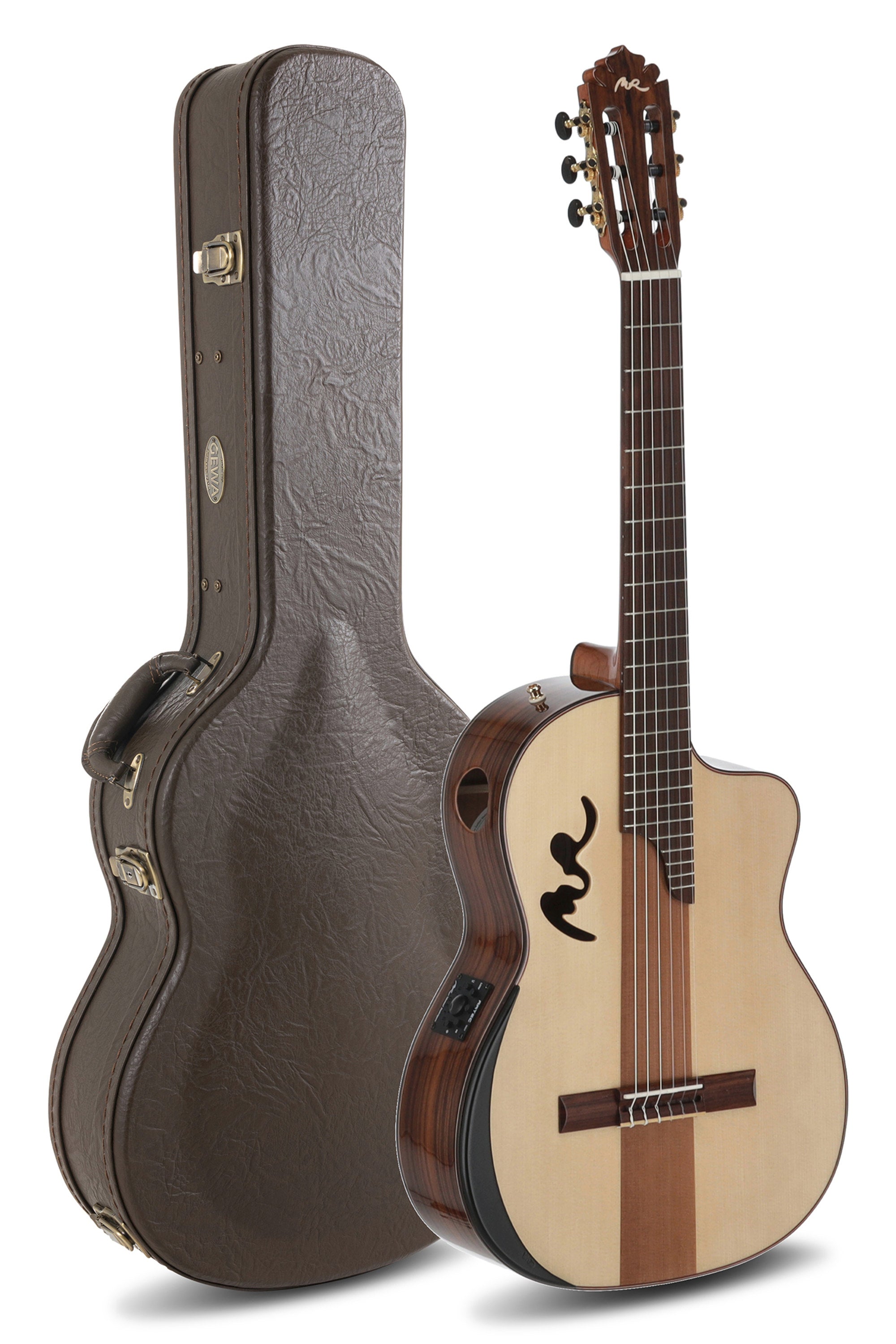 Manuel Rodriguez Café Cortado E-Acoustic Classical Guitar Santos Rosewood