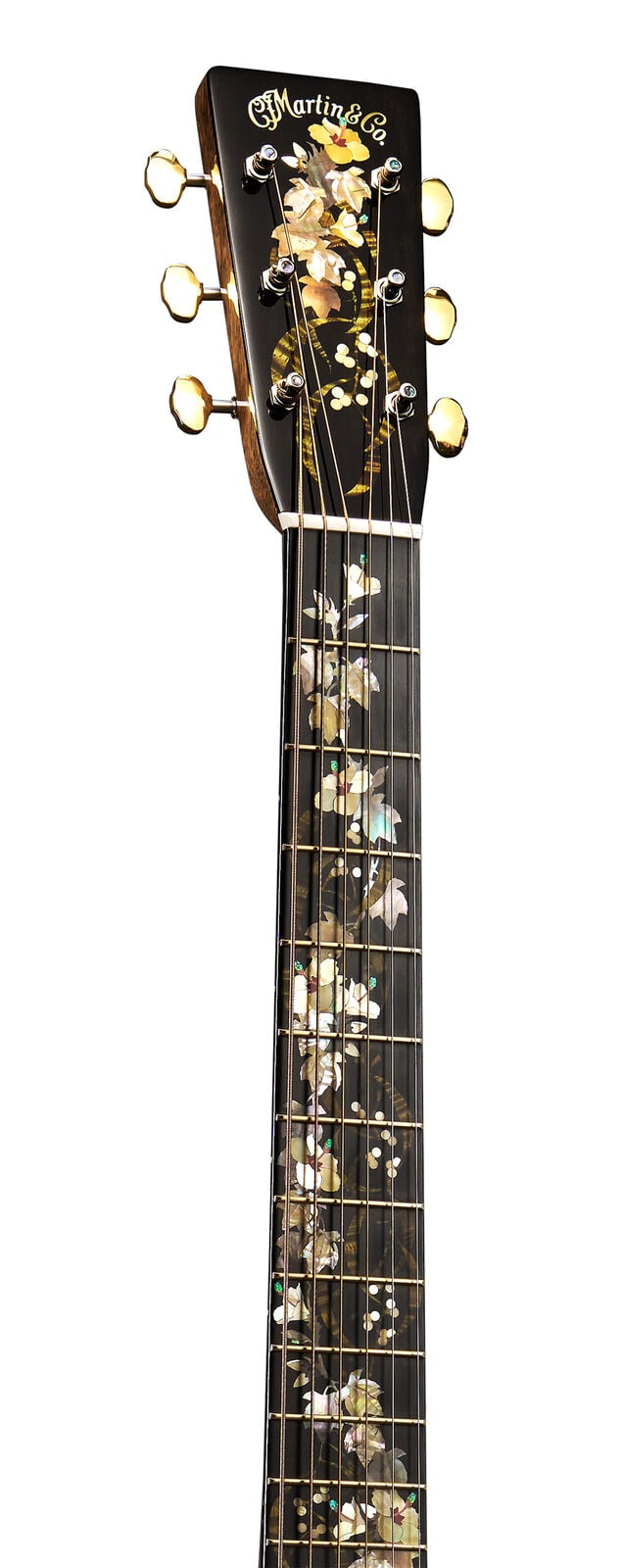 Martin O'ahu® K-42 Hibiscus Special Editions, K-12 Fret, Acoustic