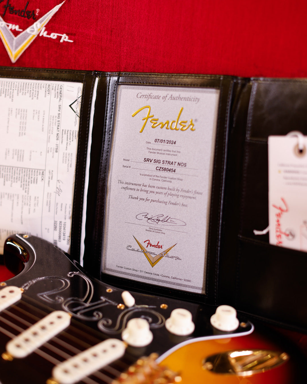 Fender Custom Shop Stevie Ray Vaughan Signature Stratocaster NOS - 3TSB