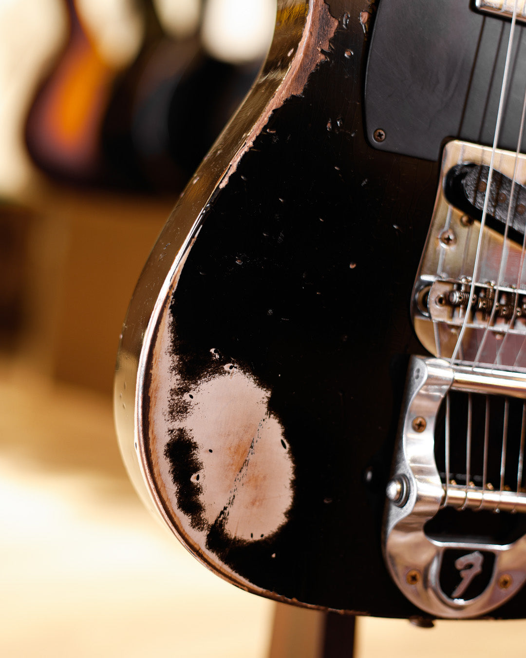 Fender Custom Shop SR25 CuNiFe Blackguard Telecaster Heavy Relic - Black
