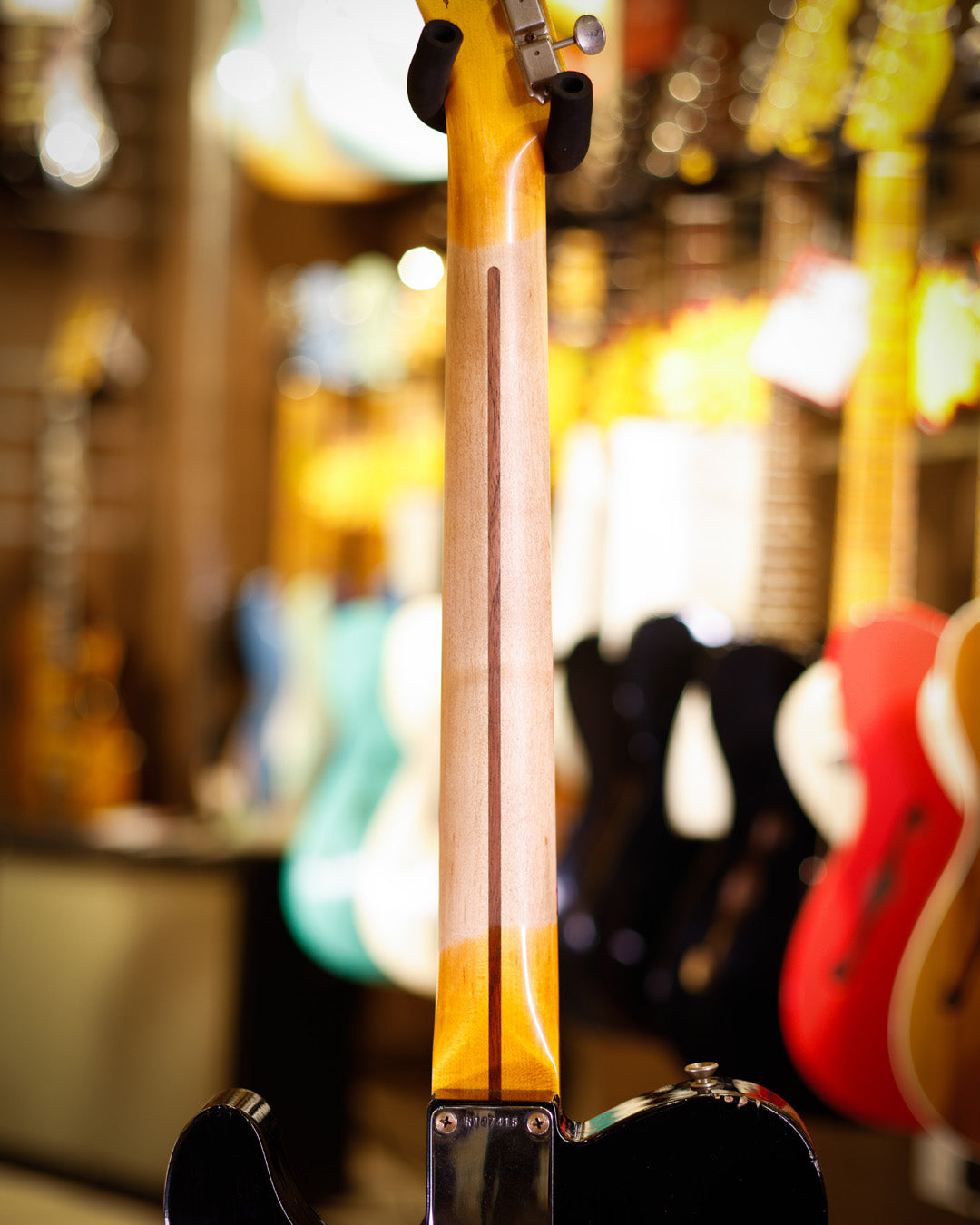 Fender Custom Shop SR25 CuNiFe Blackguard Telecaster Heavy Relic - Black