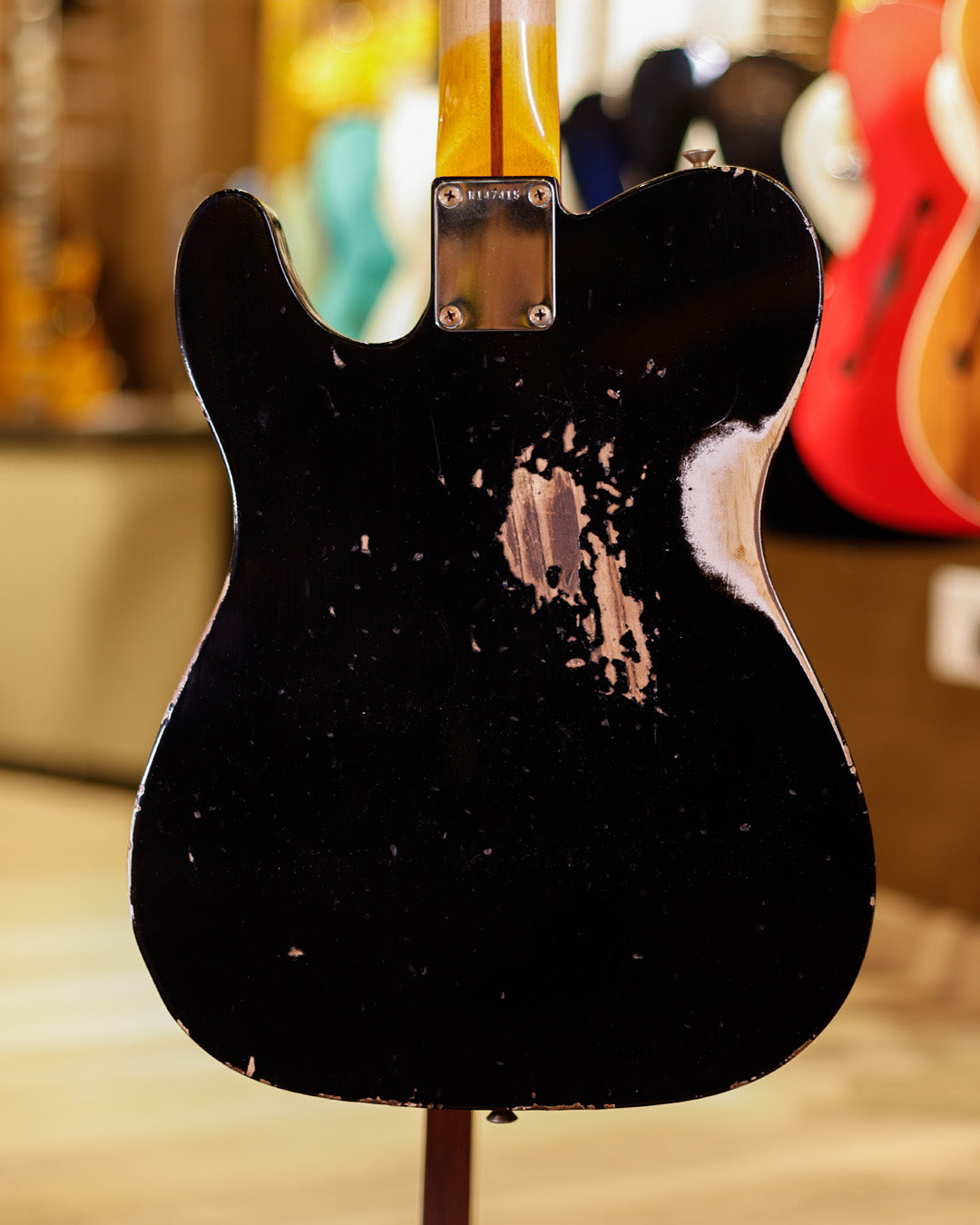 Fender Custom Shop SR25 CuNiFe Blackguard Telecaster Heavy Relic - Black