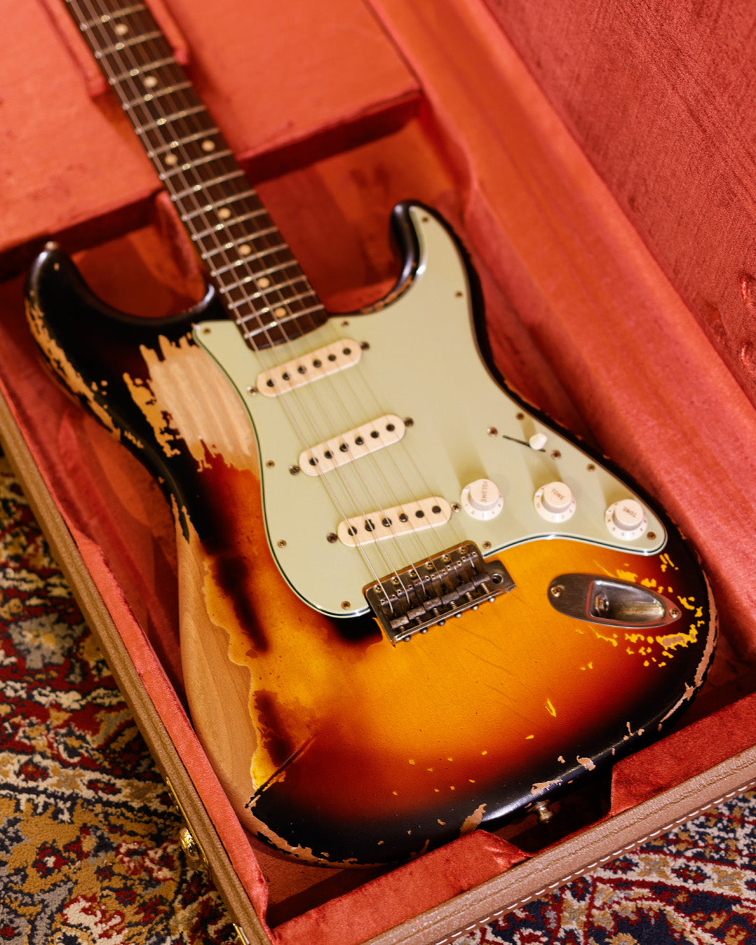 Fender Custom Shop Limited Edition Masterbuilt John Frusciante Stratocaster Super Heavy Relic - 3TS MBPW