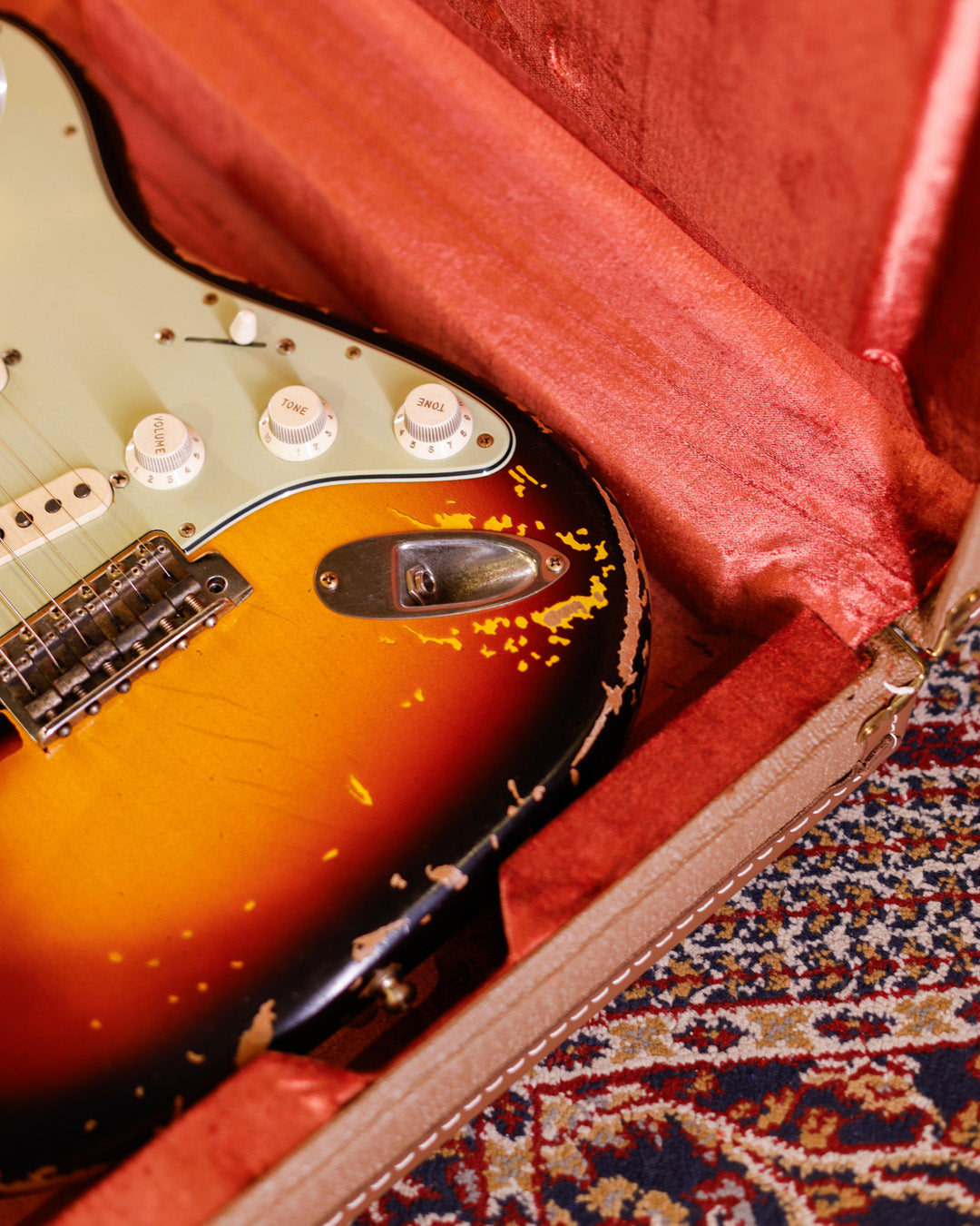 Fender Custom Shop Limited Edition Masterbuilt John Frusciante Stratocaster Super Heavy Relic - 3TS MBPW