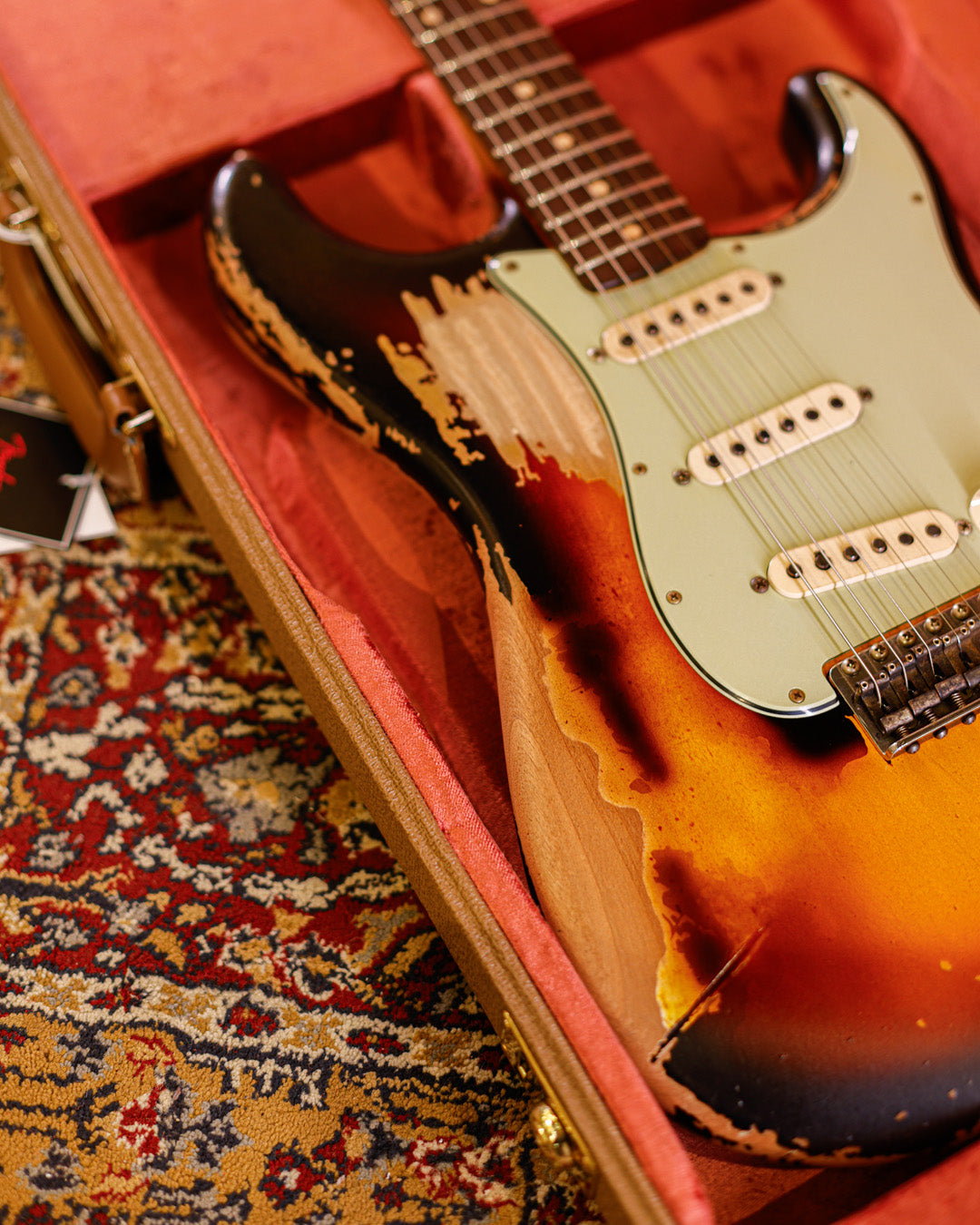 Fender Custom Shop Limited Edition Masterbuilt John Frusciante Stratocaster Super Heavy Relic - 3TS MBPW