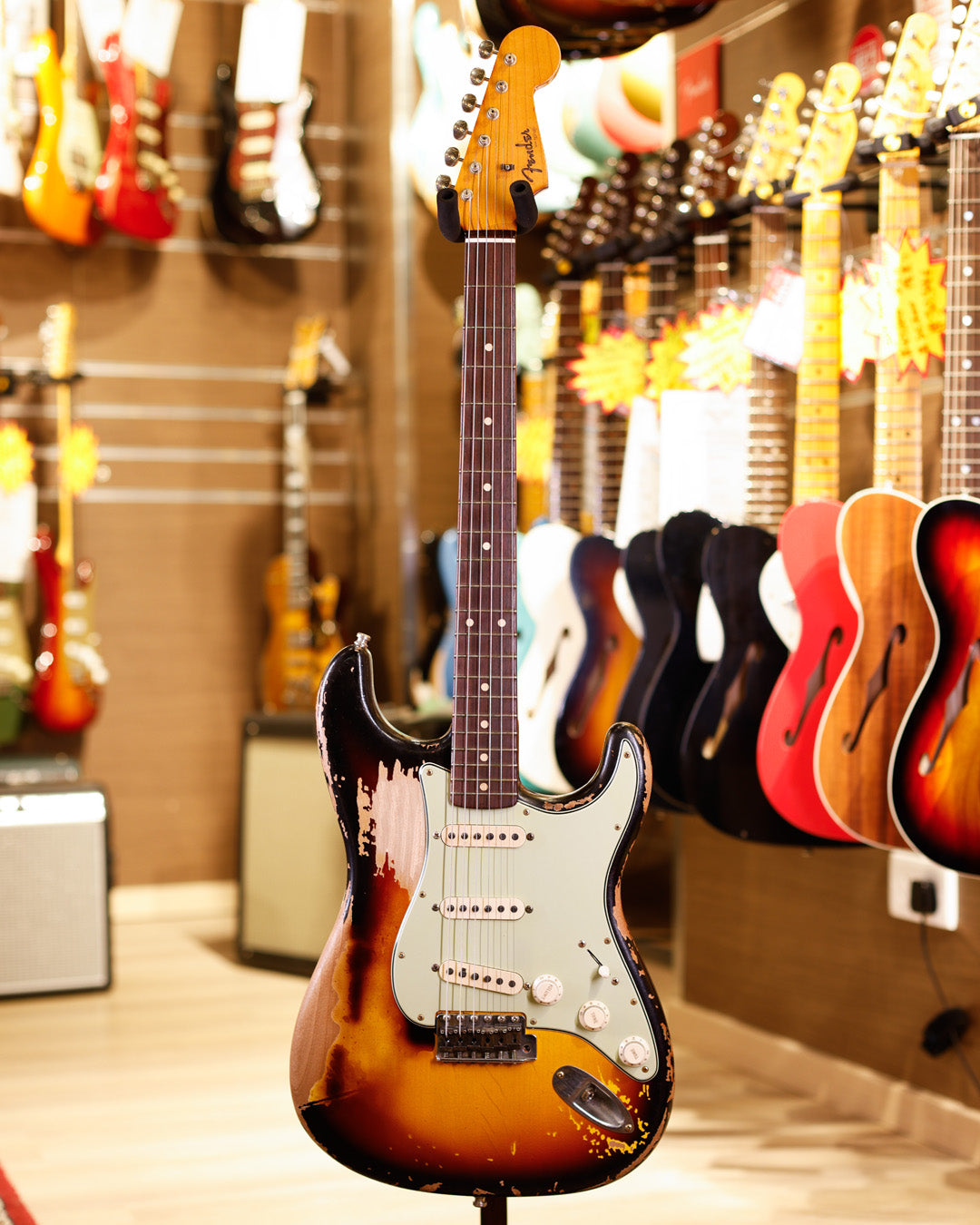 Fender Custom Shop Limited Edition Masterbuilt John Frusciante Stratocaster Super Heavy Relic - 3TS MBPW